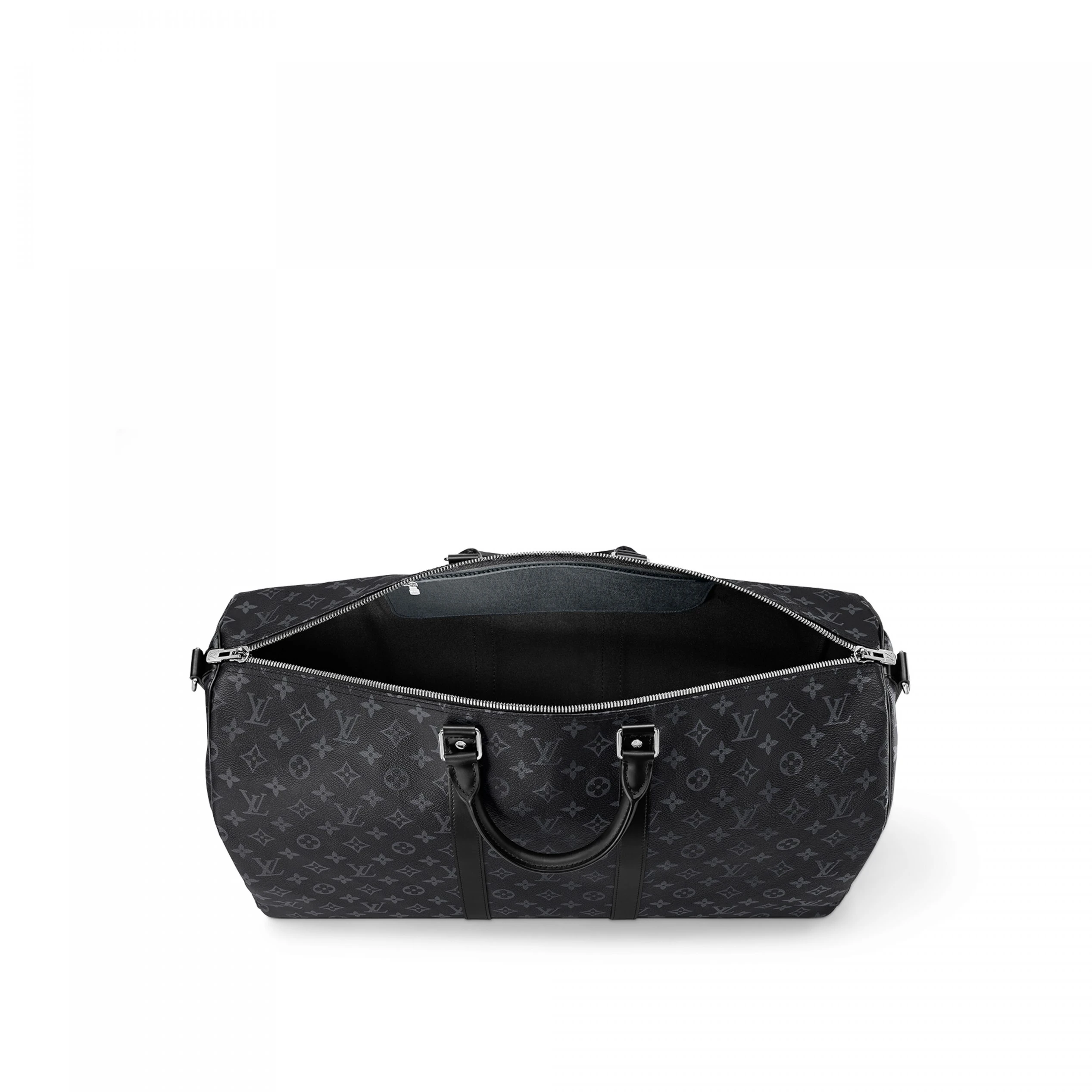 Top lv Louis Vuitton M40605 Keepall Bandoulière 55 Black