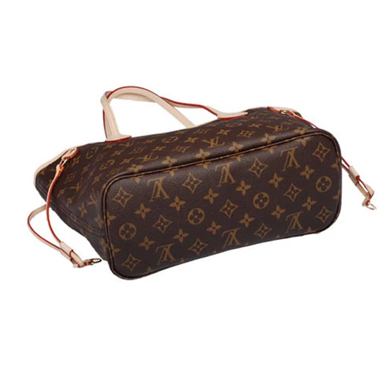 Lv belts replica Louis Vuitton M41001 Neverfull PM Shoulder Bag Monogram Canvas