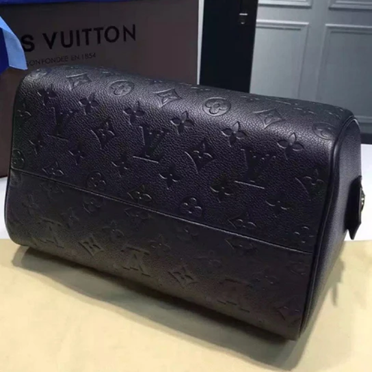 Louis vuitton locations Louis Vuitton M42401 Speedy Bandouliere 25 Tote Bag Monogram Empreinte Leather