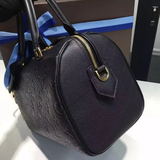 Louis vuitton locations Louis Vuitton M42401 Speedy Bandouliere 25 Tote Bag Monogram Empreinte Leather