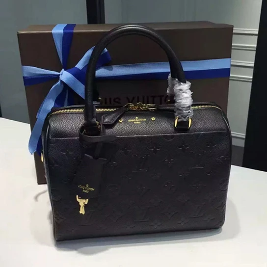 Louis vuitton locations Louis Vuitton M42401 Speedy Bandouliere 25 Tote Bag Monogram Empreinte Leather