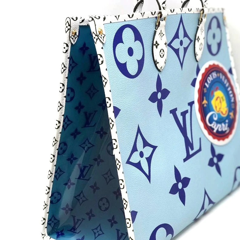 Replica bag Louis Vuitton M44720 Monogram Giant Onthego Capri Blue Coated Canvas To