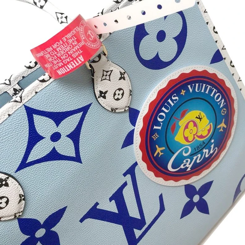 Replica bag Louis Vuitton M44720 Monogram Giant Onthego Capri Blue Coated Canvas To