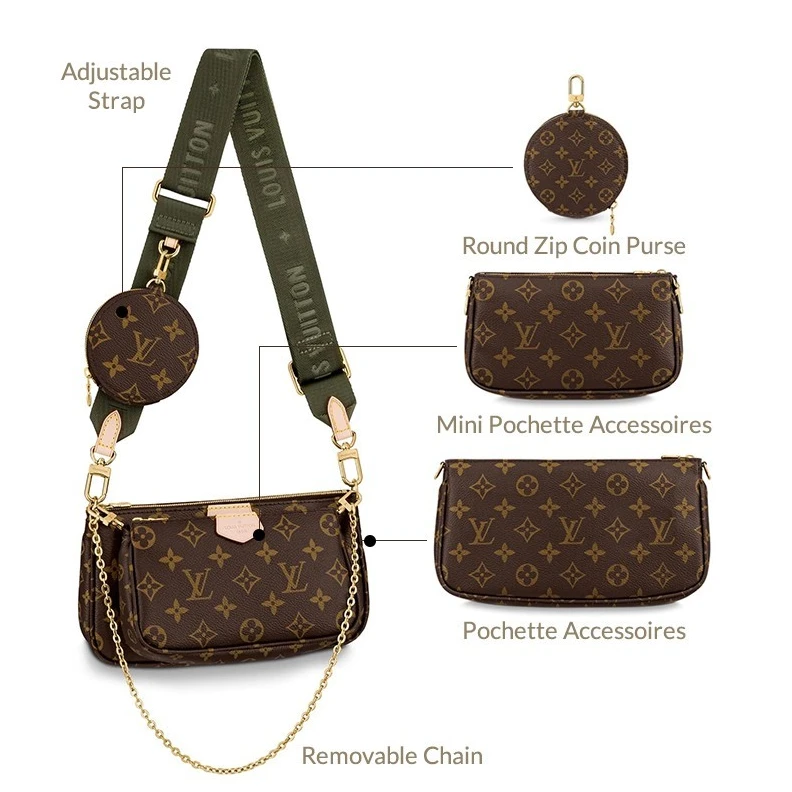Mythick ru Louis Vuitton M44813 Multi-Pochette Accessoires Monogram