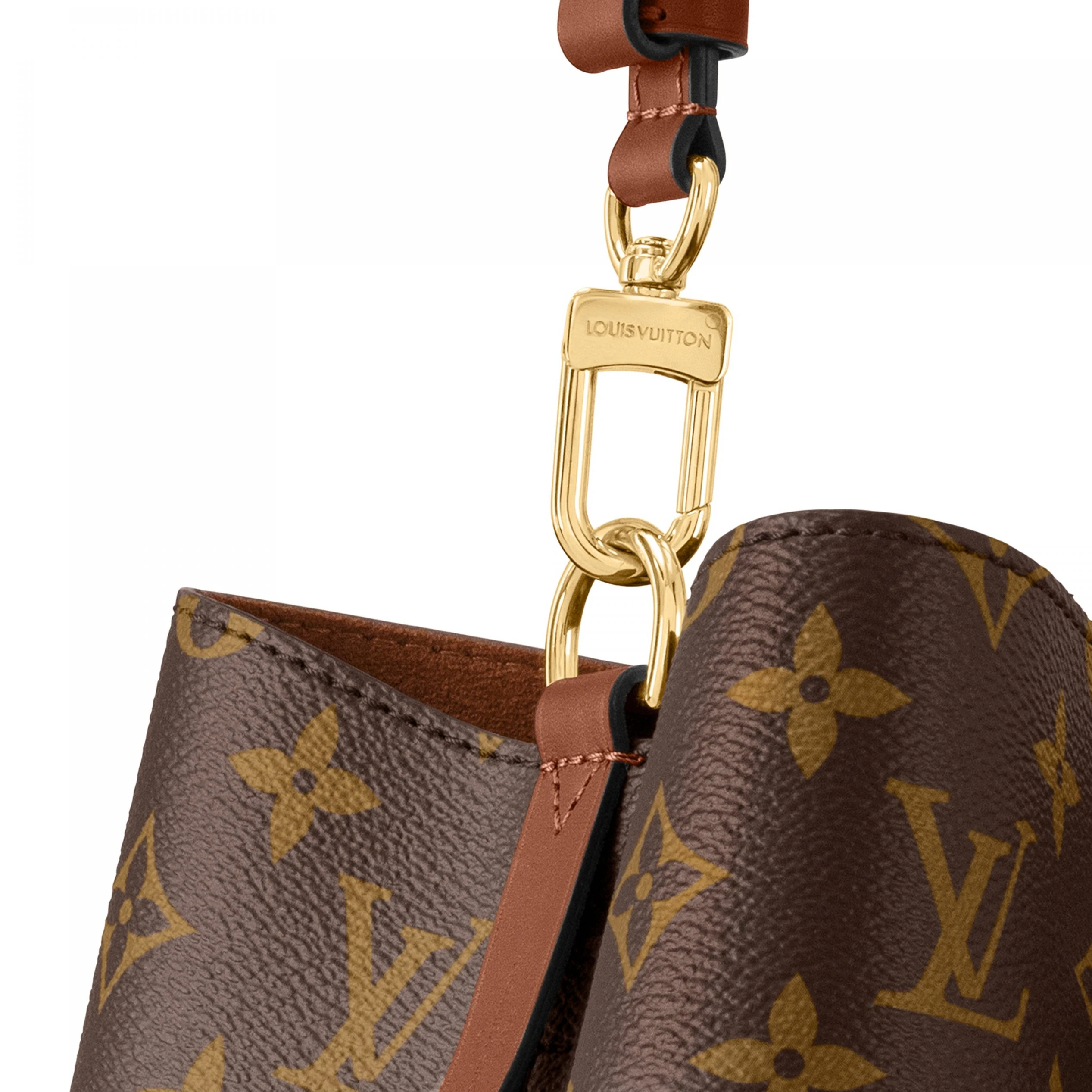 Top lv Louis Vuitton M44887 Caramel Brown Monogram NéoNoé MM