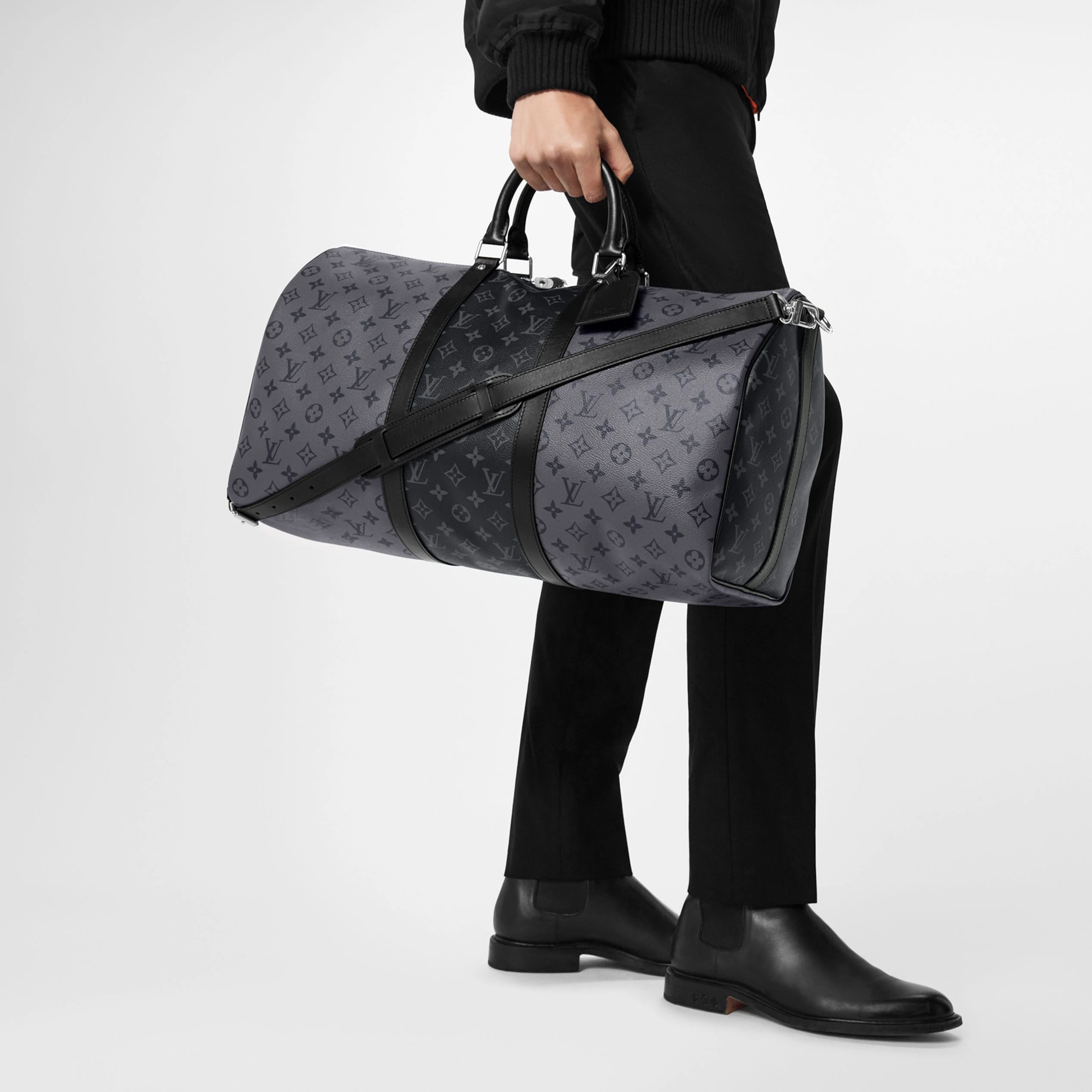Mythick.ru Louis Vuitton M45392 Keepall Bandoulière 50 Monogram Eclipse