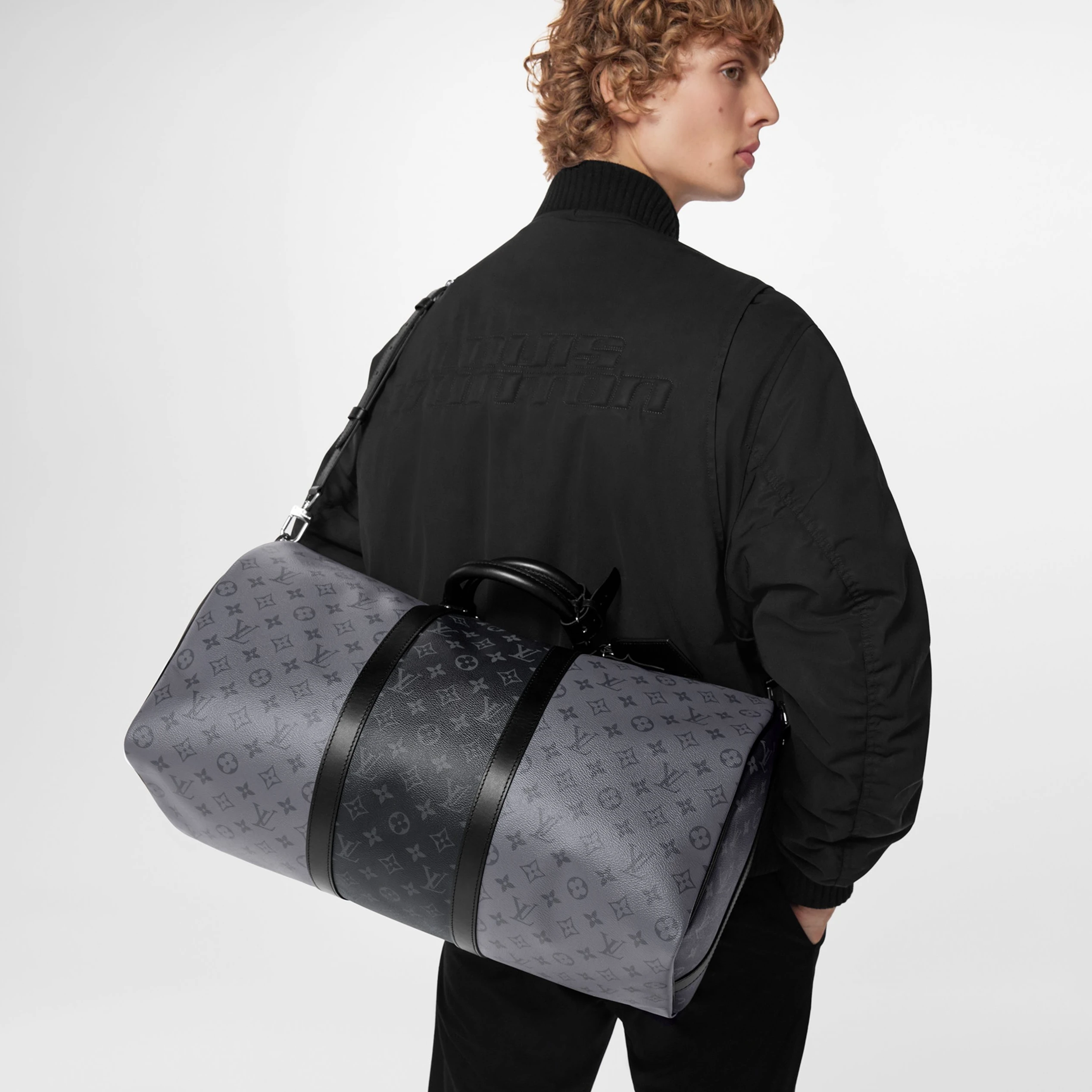 Mythick.ru Louis Vuitton M45392 Keepall Bandoulière 50 Monogram Eclipse