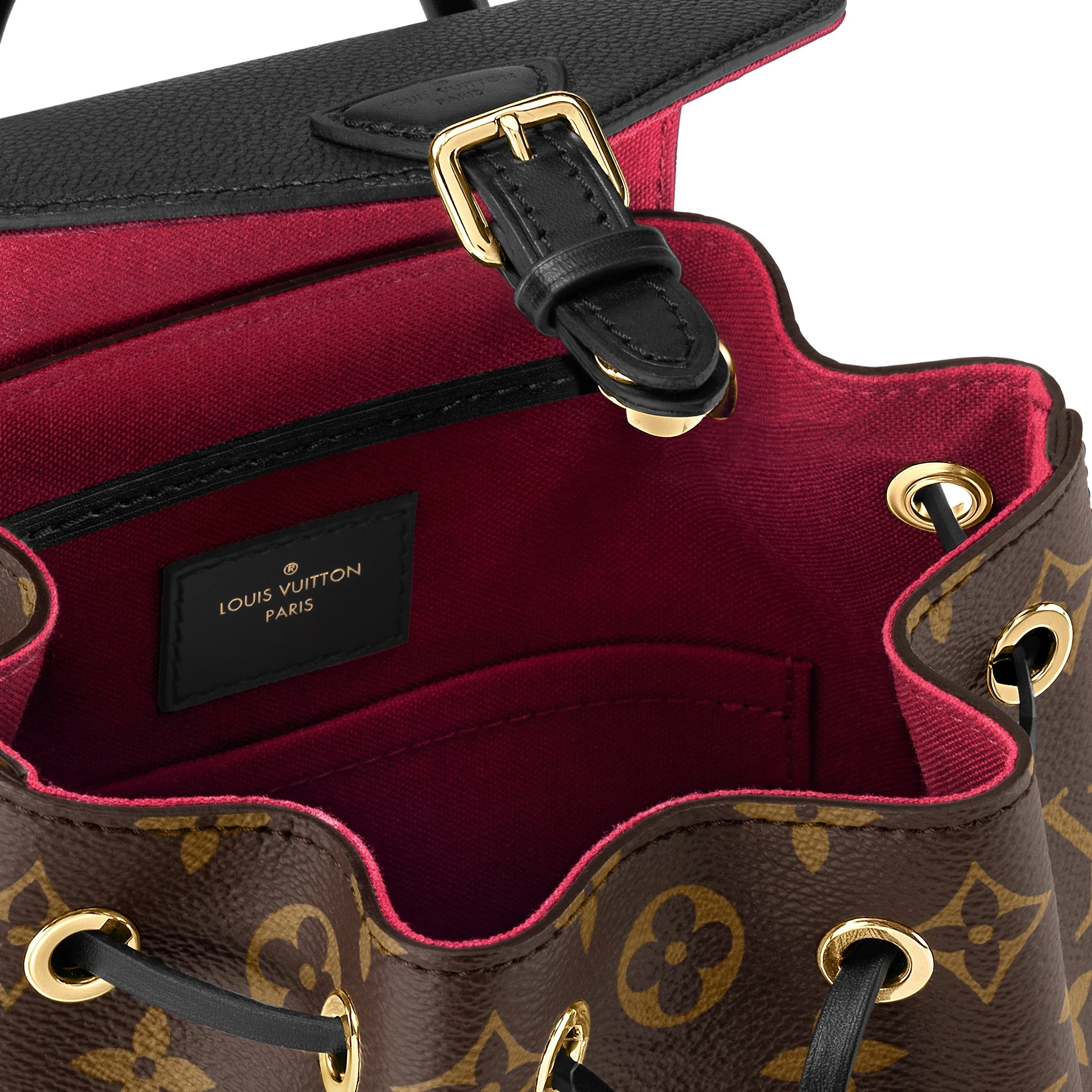 Lv belts replica Louis Vuitton M45516 Montsouris BB Black