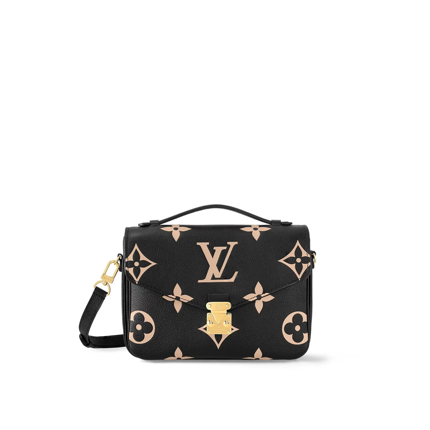 Louis Vuitton M45773 Pochette Métis Black Beige