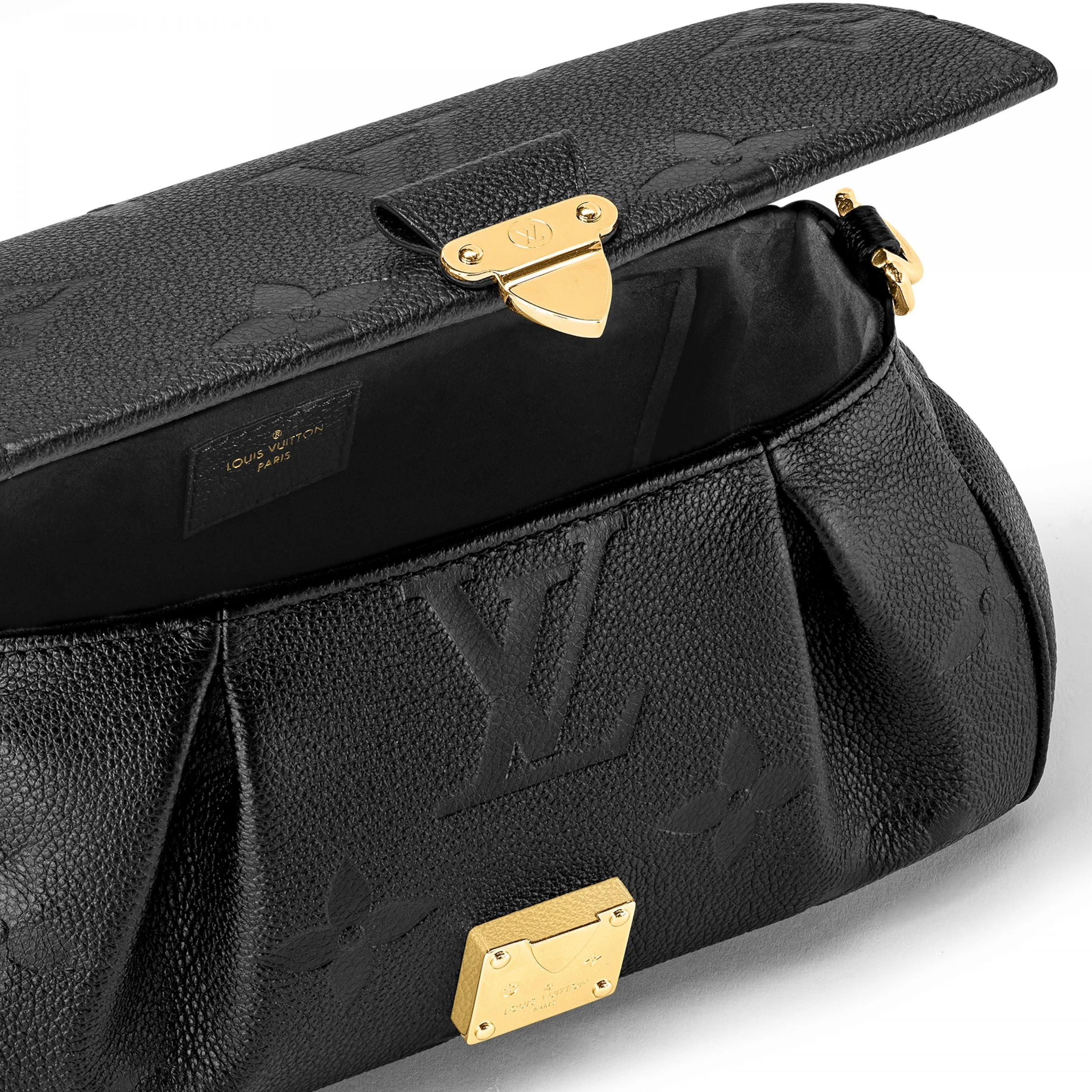 Mythick Louis Vuitton M45813 Favorite Monogram Empreinte Leather Black
