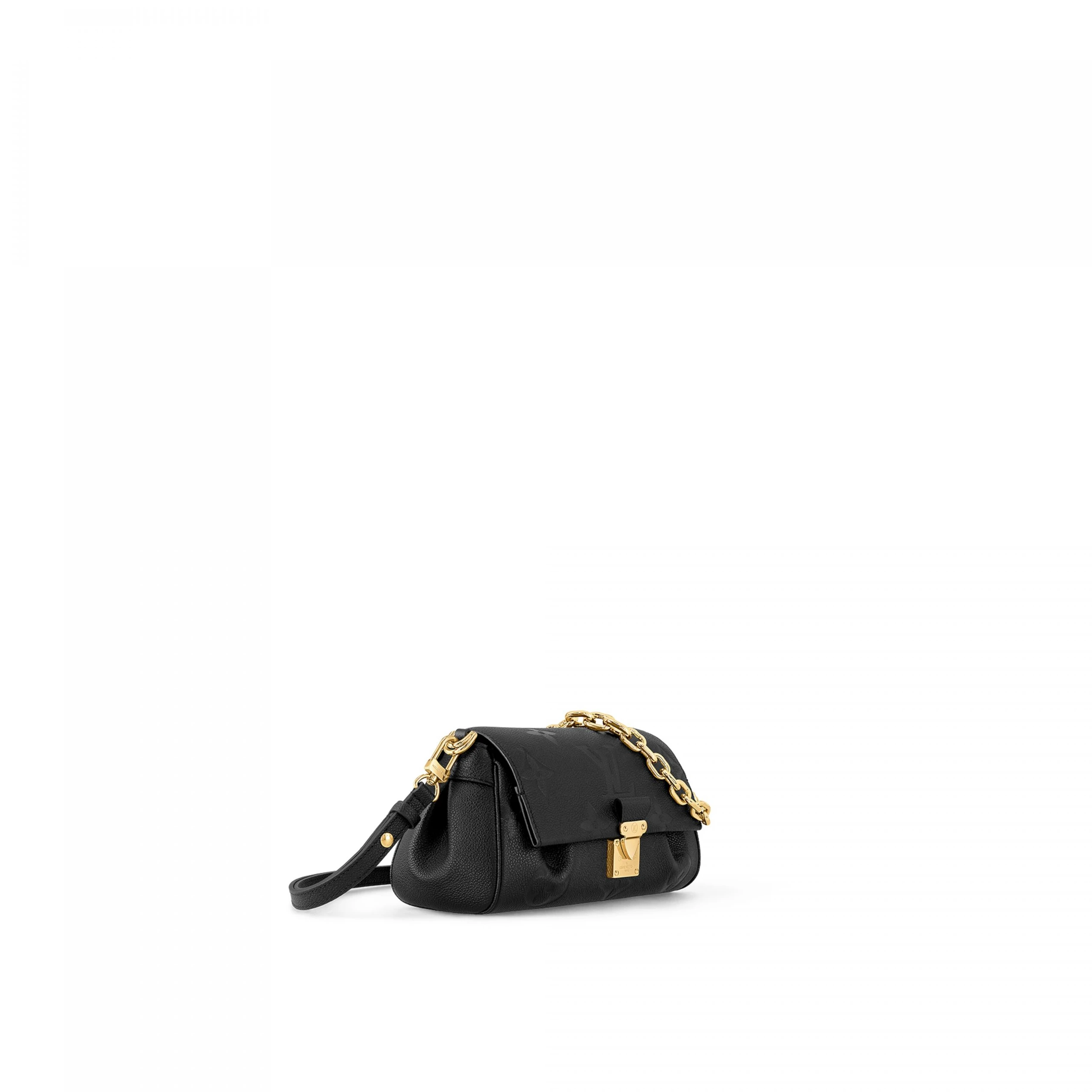 Mythick Louis Vuitton M45813 Favorite Monogram Empreinte Leather Black