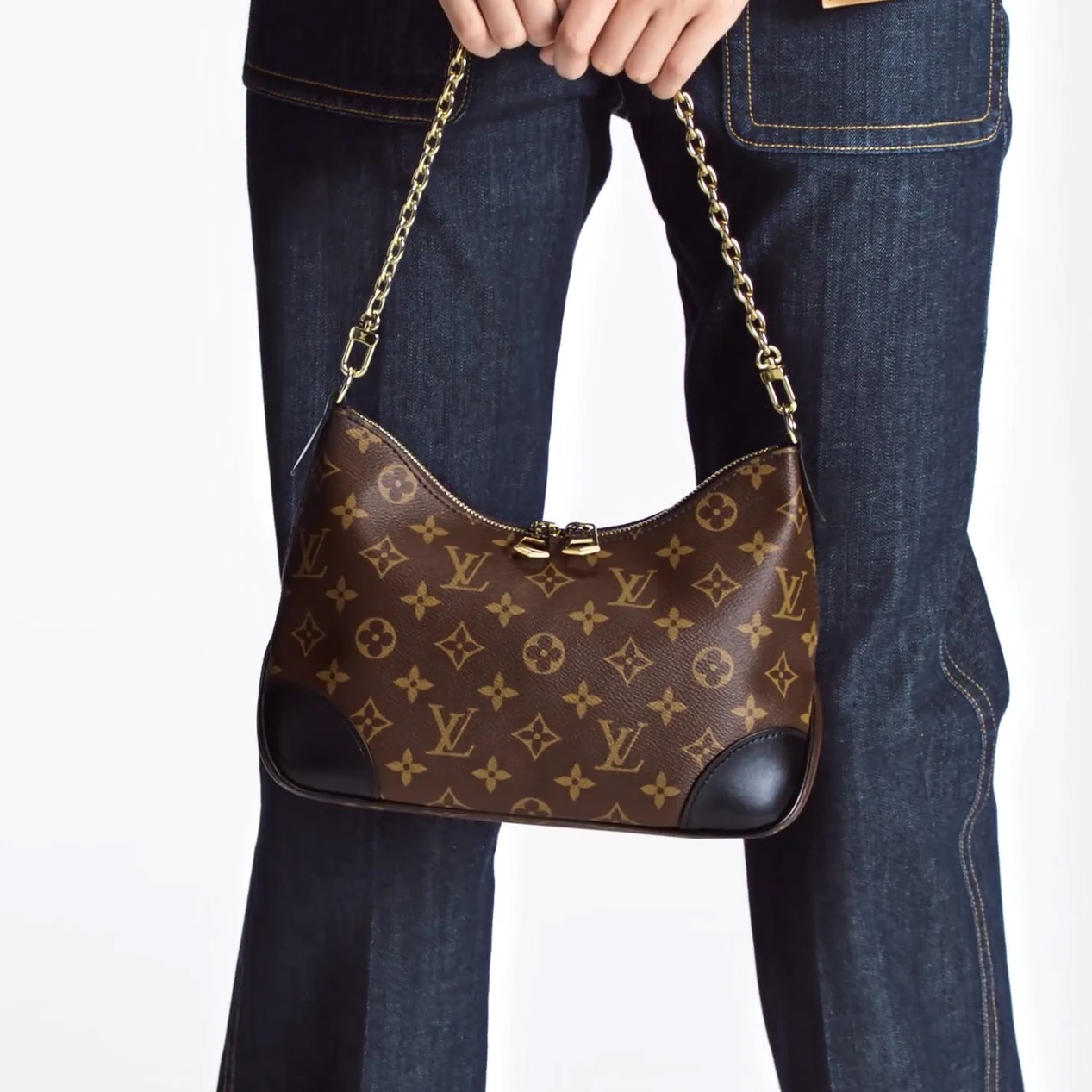 Replica bags Louis Vuitton M45831 Boulogne Black