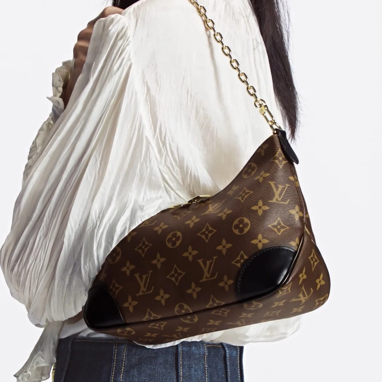 Replica bags Louis Vuitton M45831 Boulogne Black