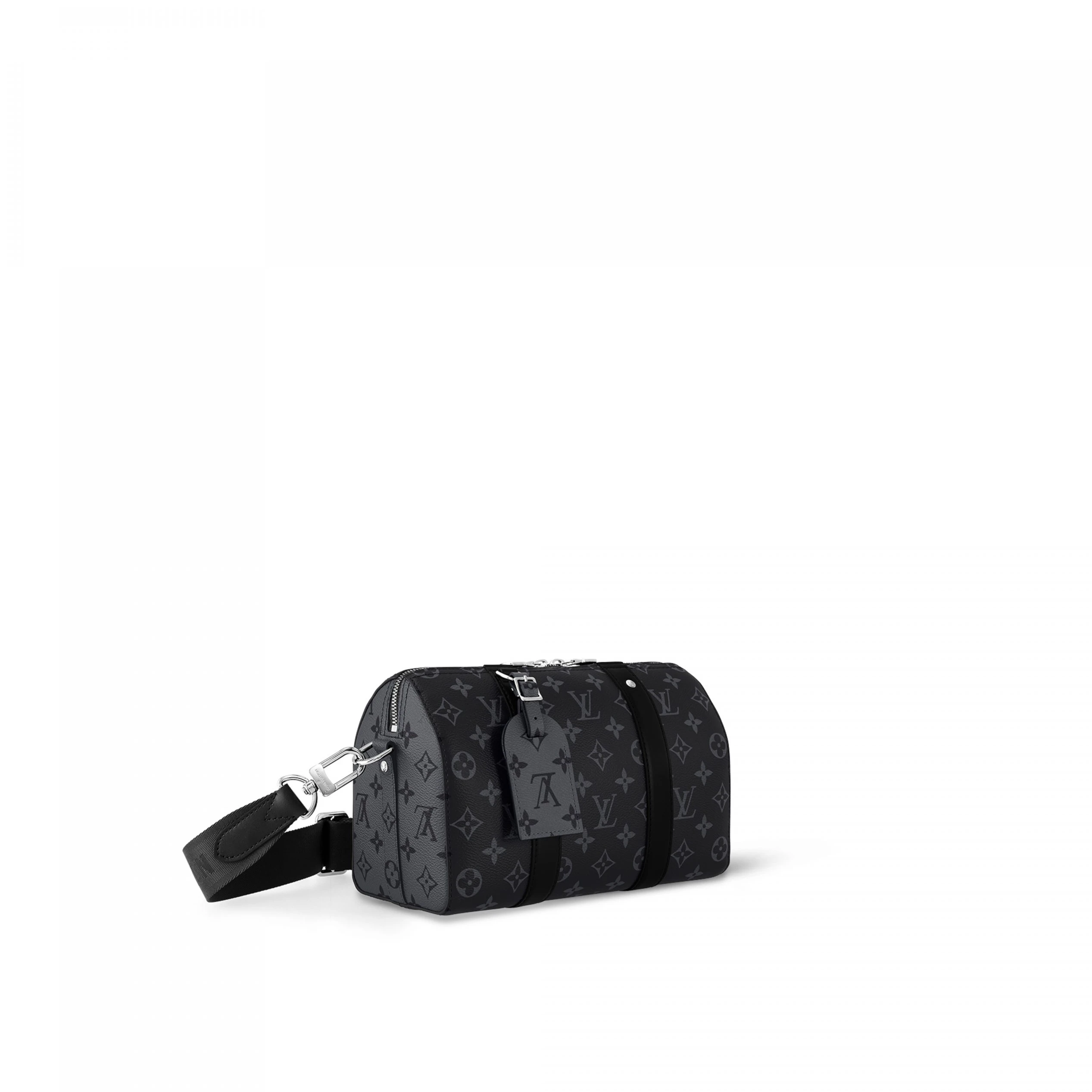 Top lv Louis Vuitton M45936 Monogram Eclipse City Keepall