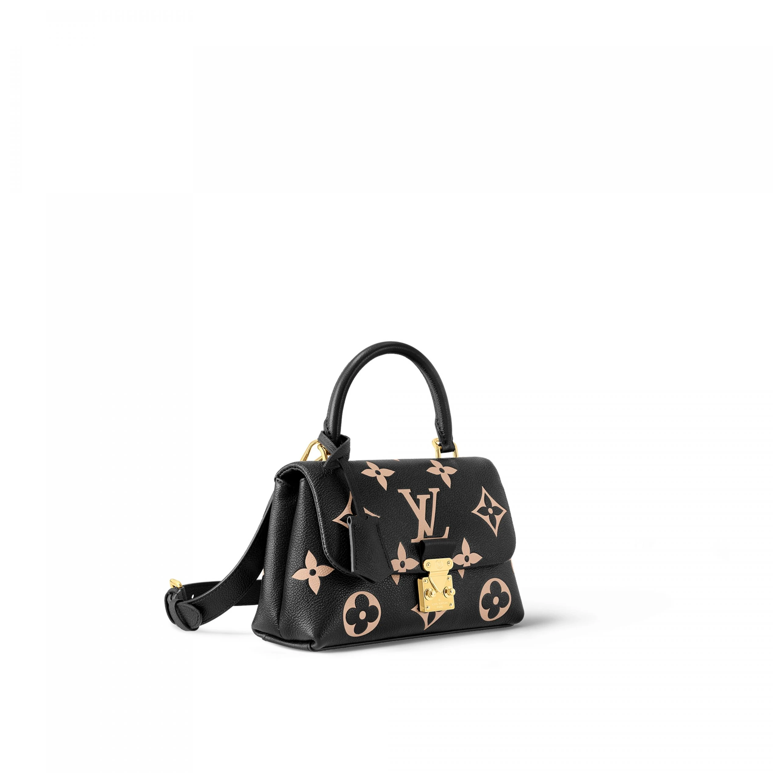 Lv belts replica Louis Vuitton M45978 Madeleine BB Black   Beige