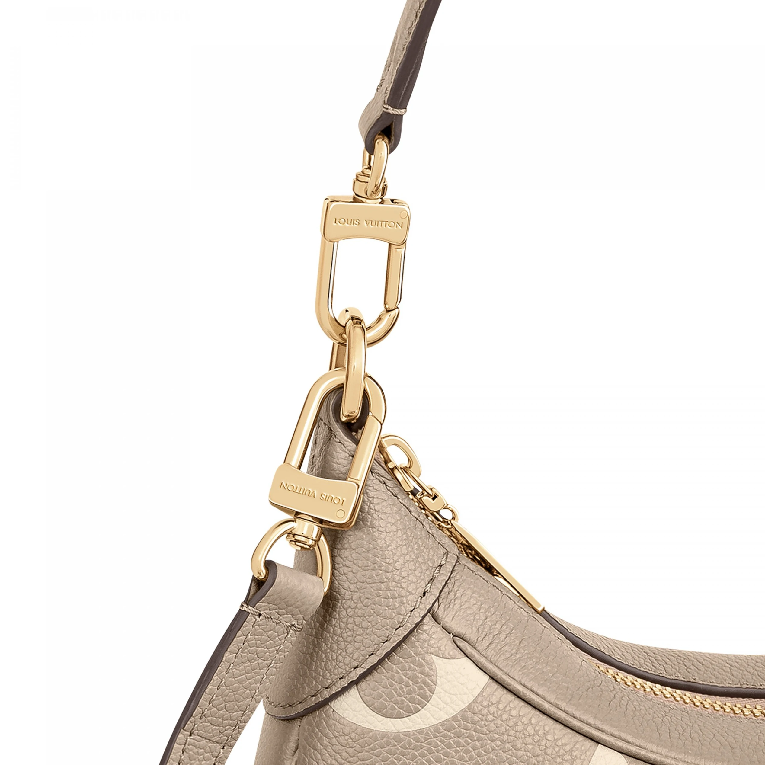 Lv belts replica Louis Vuitton M46112 Bagatelle Gray   Crème Beige