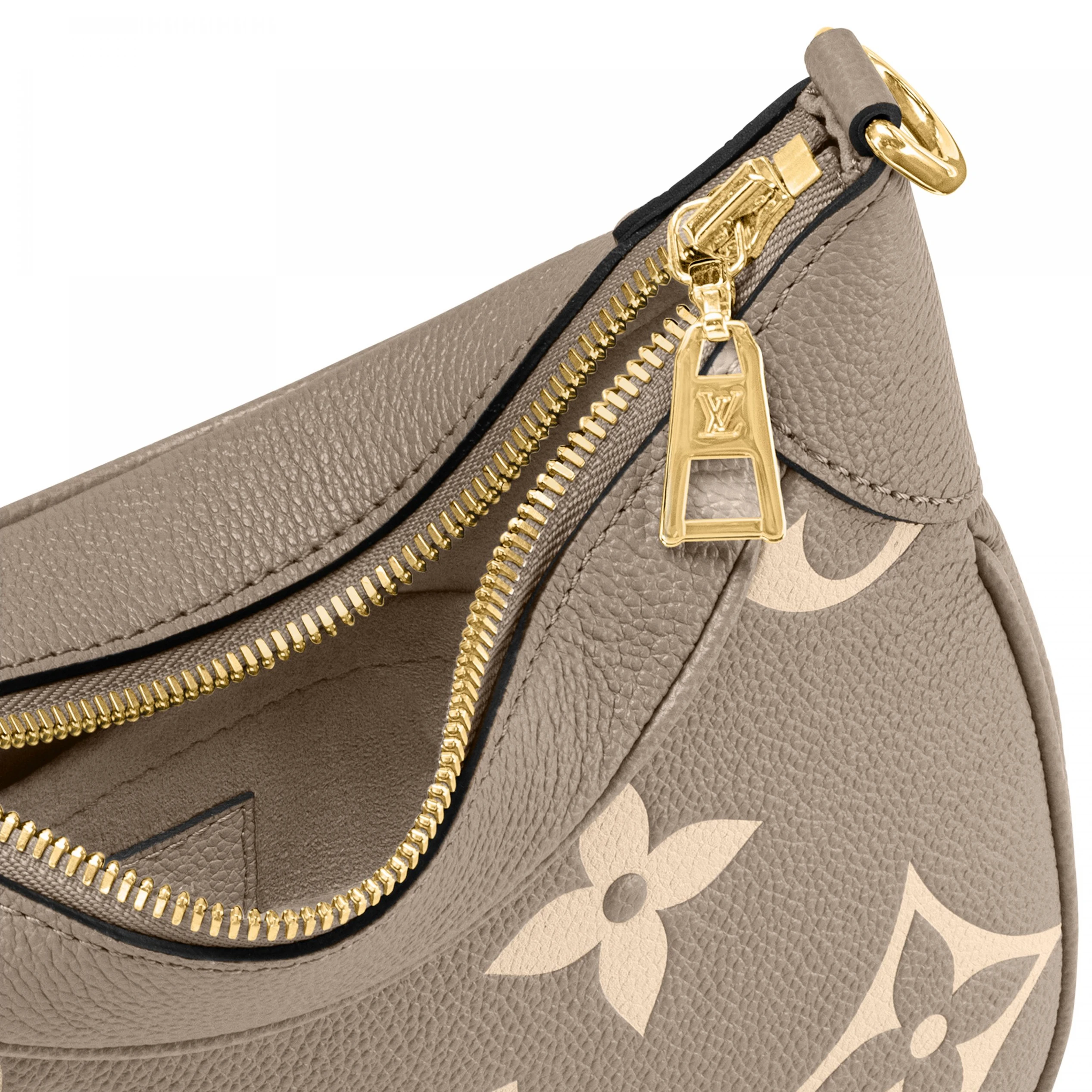 Lv belts replica Louis Vuitton M46112 Bagatelle Gray   Crème Beige