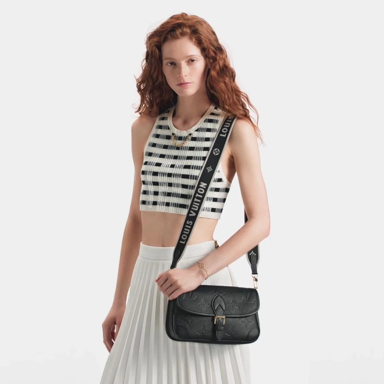 Lv belts replica Louis Vuitton M46386 Diane Black