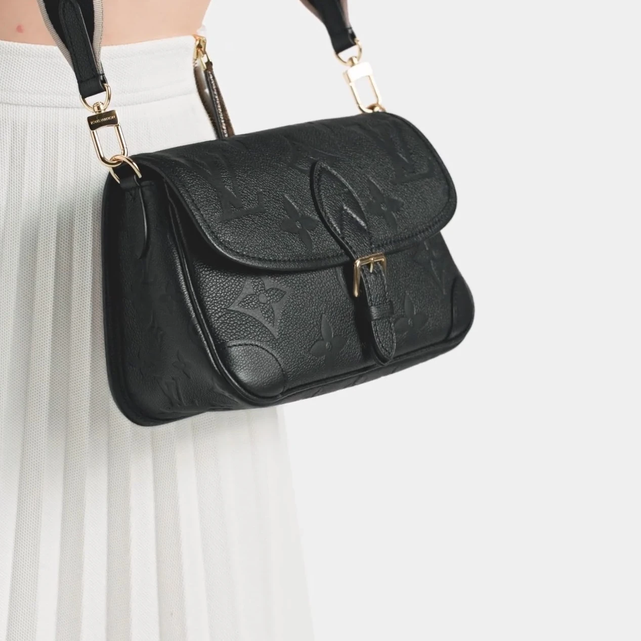 Lv belts replica Louis Vuitton M46386 Diane Black