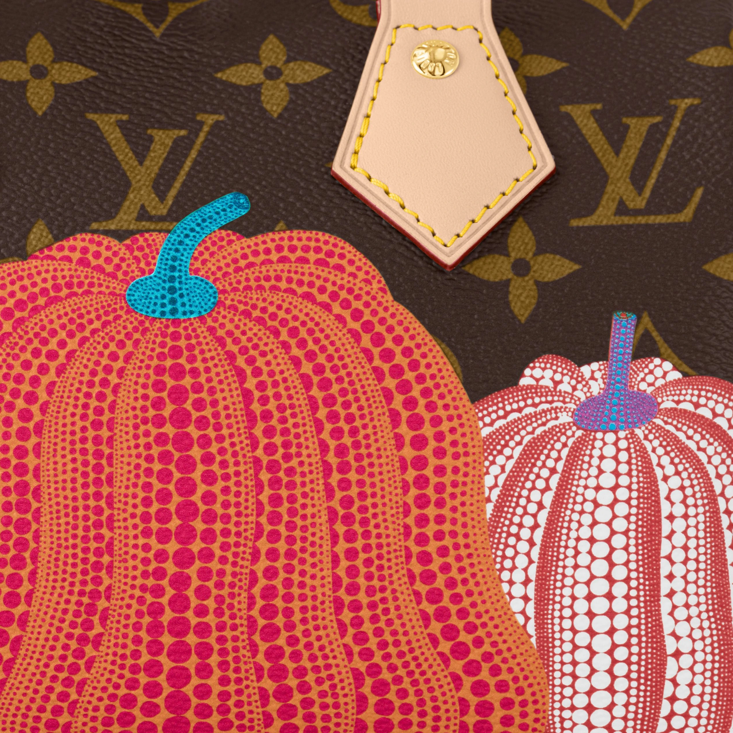 Replica bag Louis Vuitton M46469 LV x YK Speedy Bandoulière 20 Pumpkin print