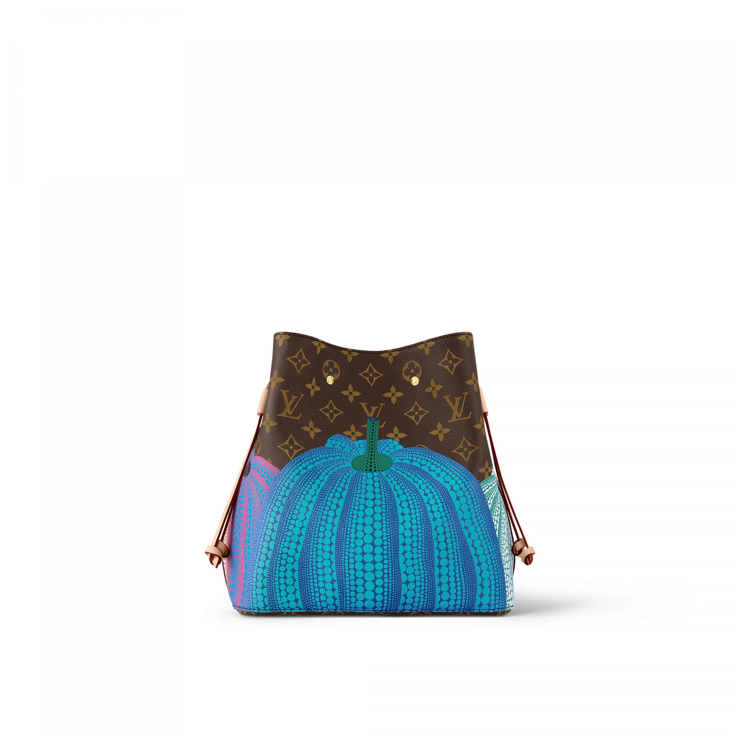 Top lv Louis Vuitton M46473 LV x YK Pumpkin Prin Néonoé MM