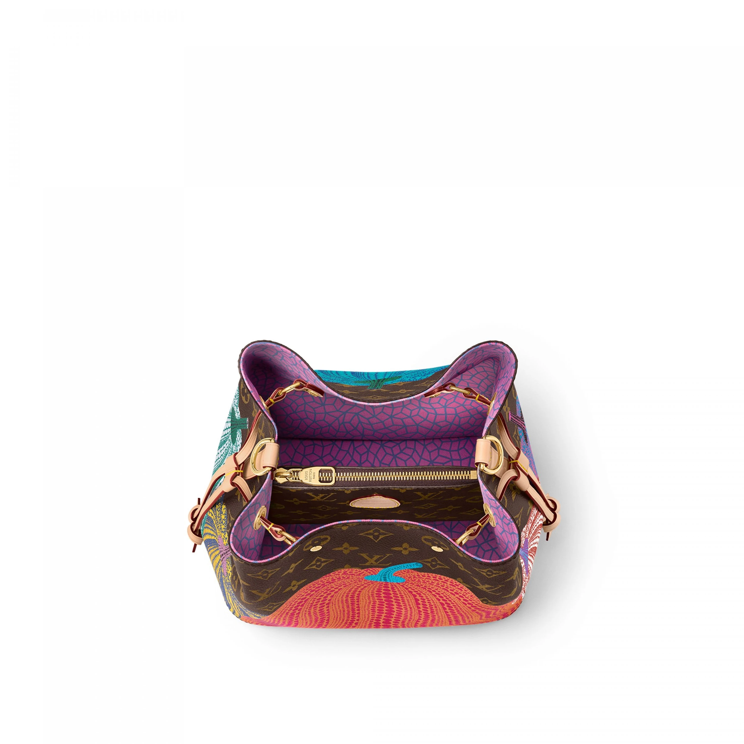Top lv Louis Vuitton M46473 LV x YK Pumpkin Prin Néonoé MM