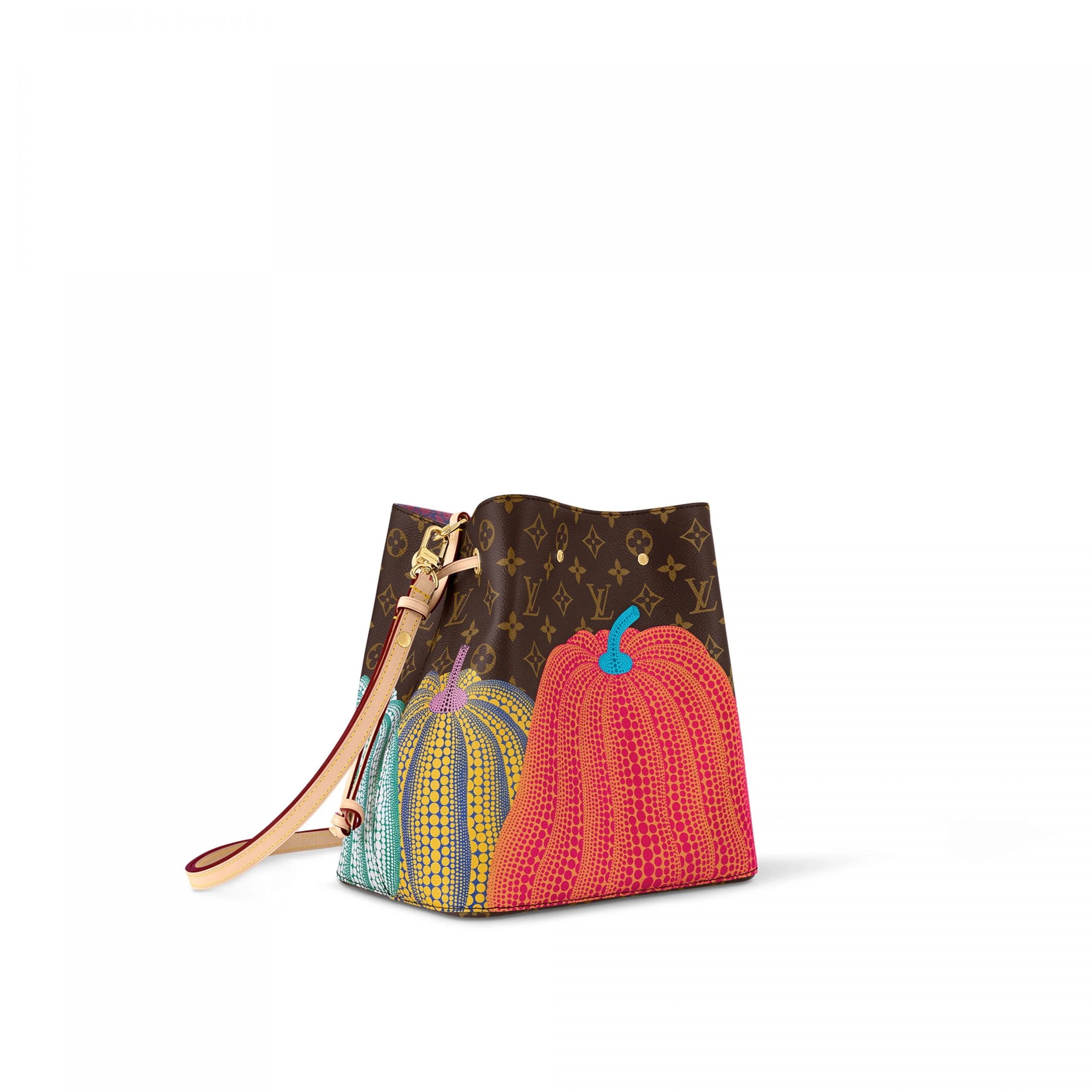 Top lv Louis Vuitton M46473 LV x YK Pumpkin Prin Néonoé MM