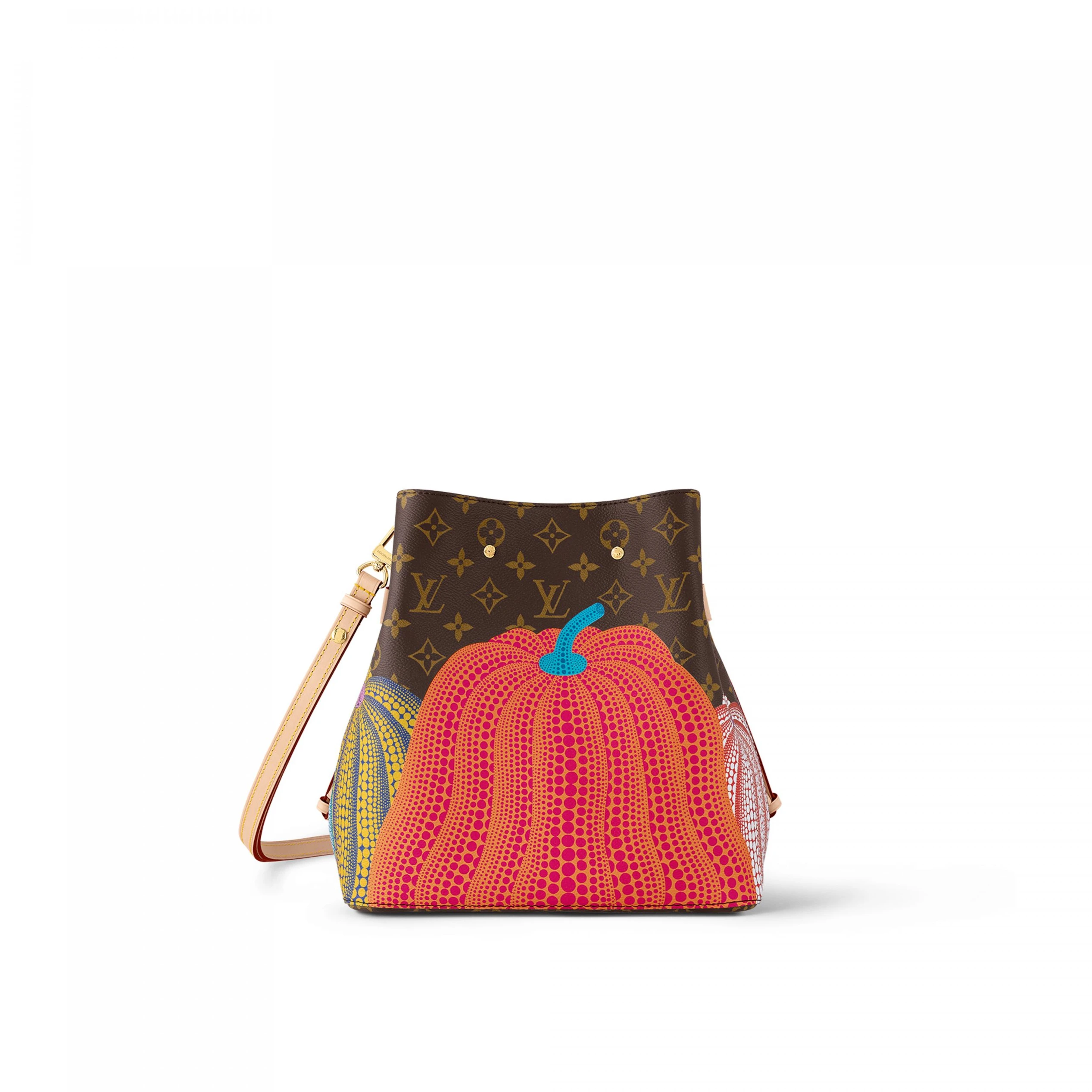 Louis Vuitton M46473 LV x YK Pumpkin Prin Néonoé MM