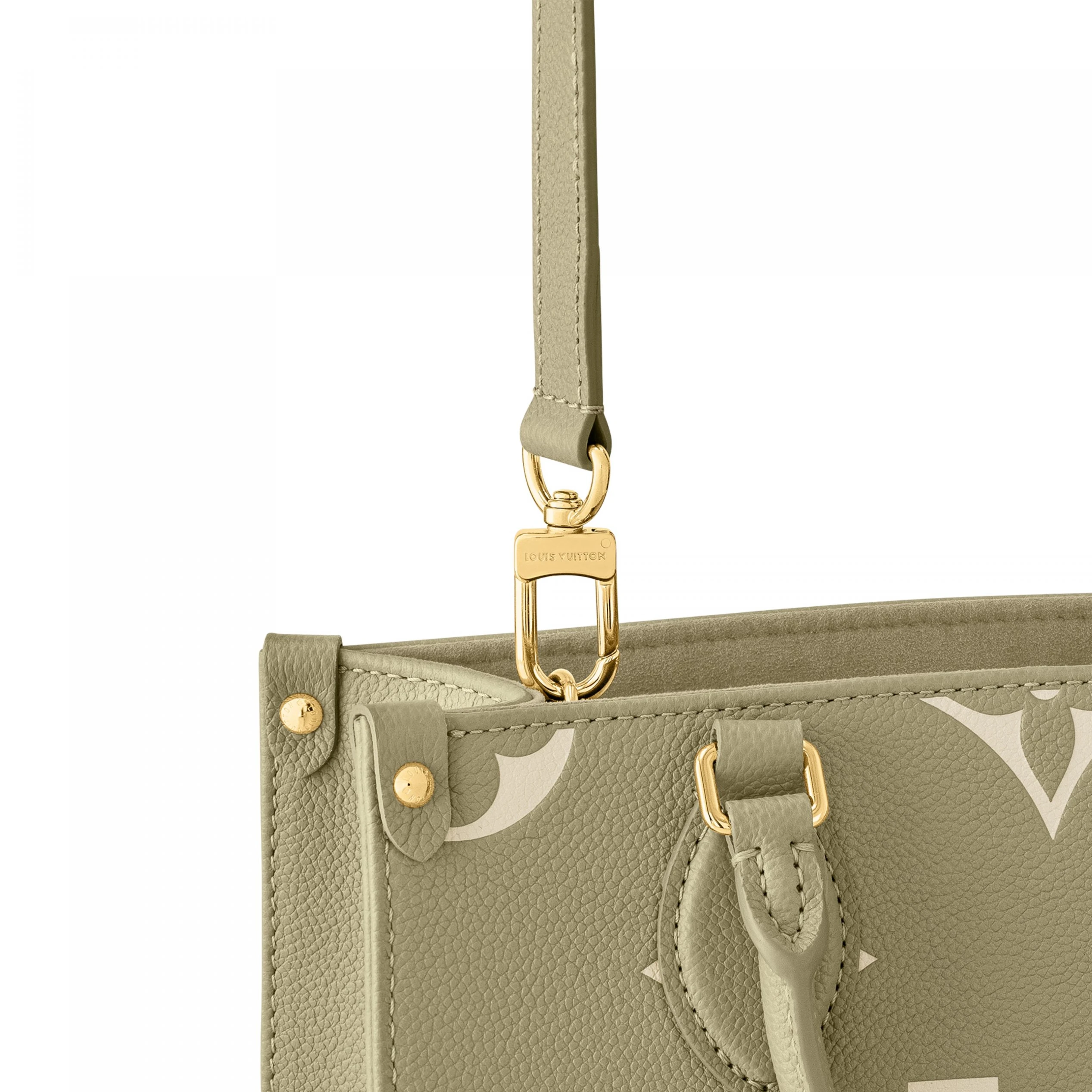 Replica bags lv Louis Vuitton M46647 OnTheGo PM Khaki Cream