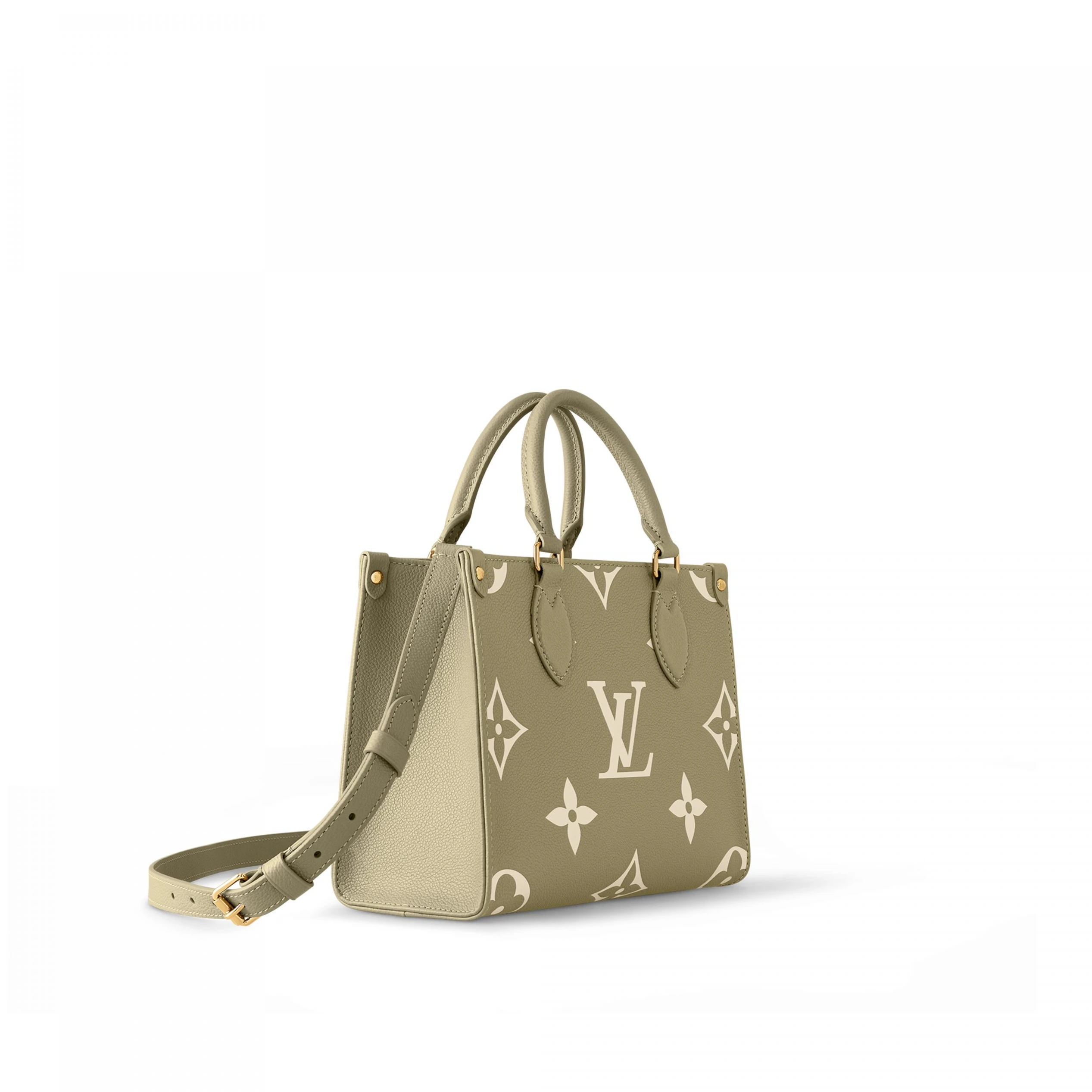 Replica bags lv Louis Vuitton M46647 OnTheGo PM Khaki Cream