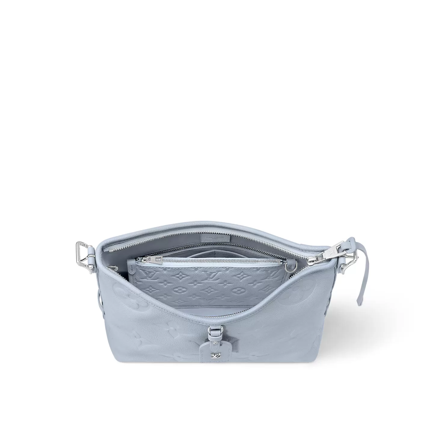 Top lv Louis Vuitton M46673 CarryAll PM Blue Washed