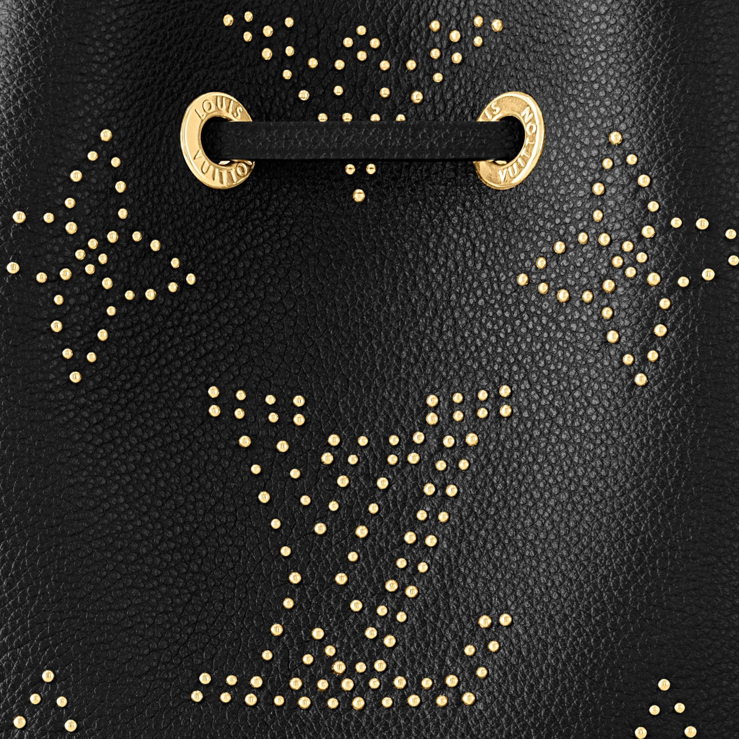 Top lv Louis Vuitton M46734 Néonoé BB Black Monogram Empreinte Studs