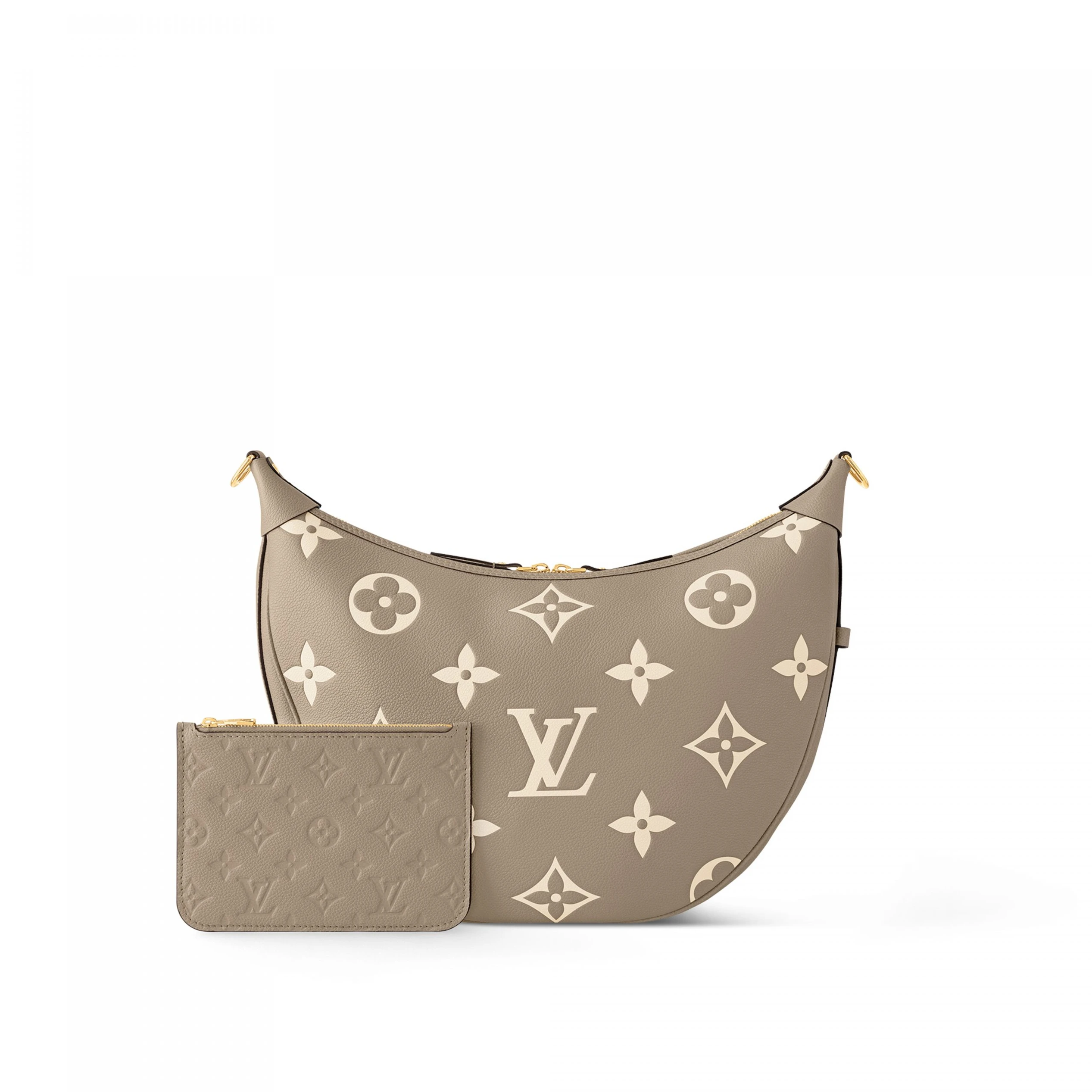 Louis vuitton locations Louis Vuitton M46738 Loop Hobo Dove Gray Cream