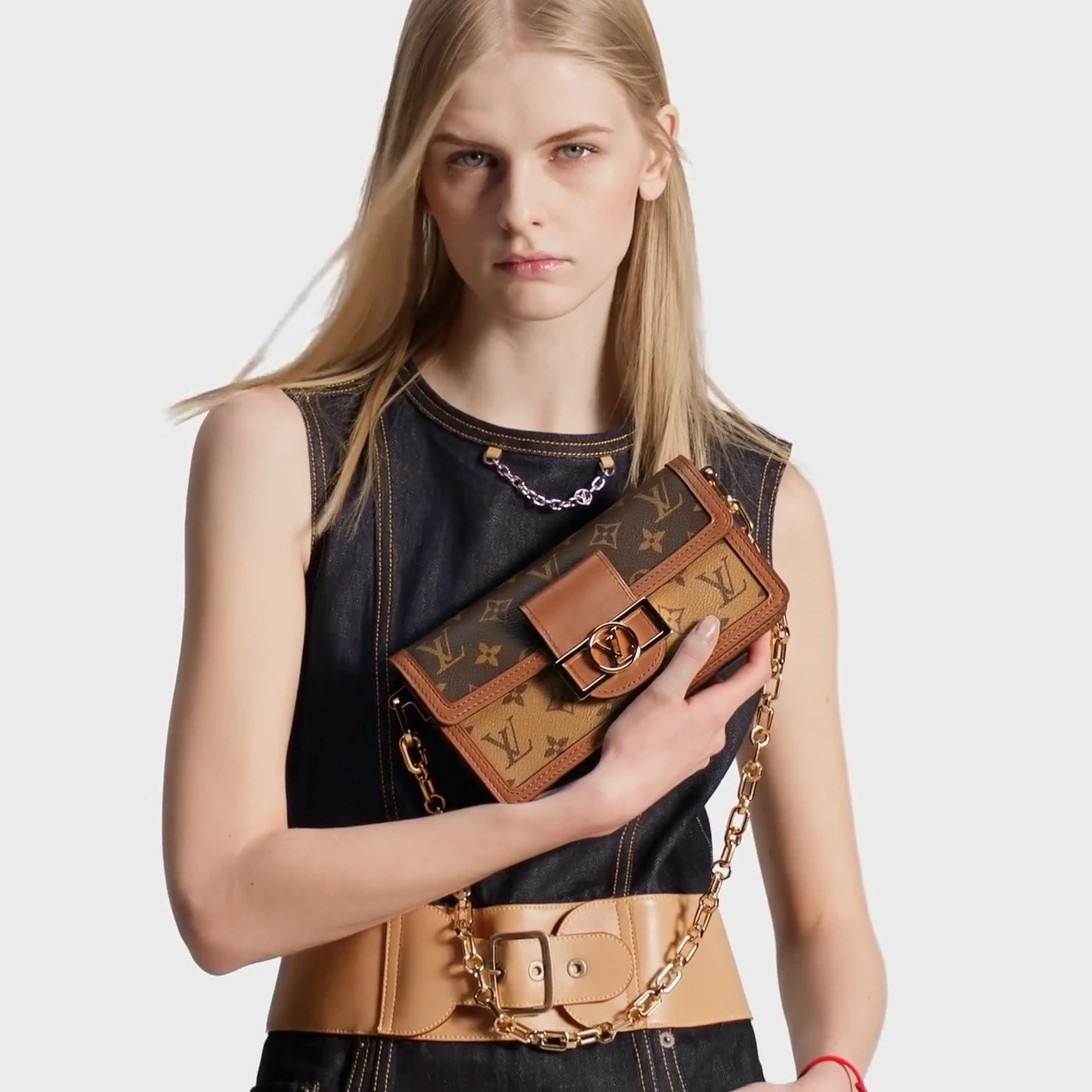 Replica bags Louis Vuitton M46757 Dauphine East West Monogram