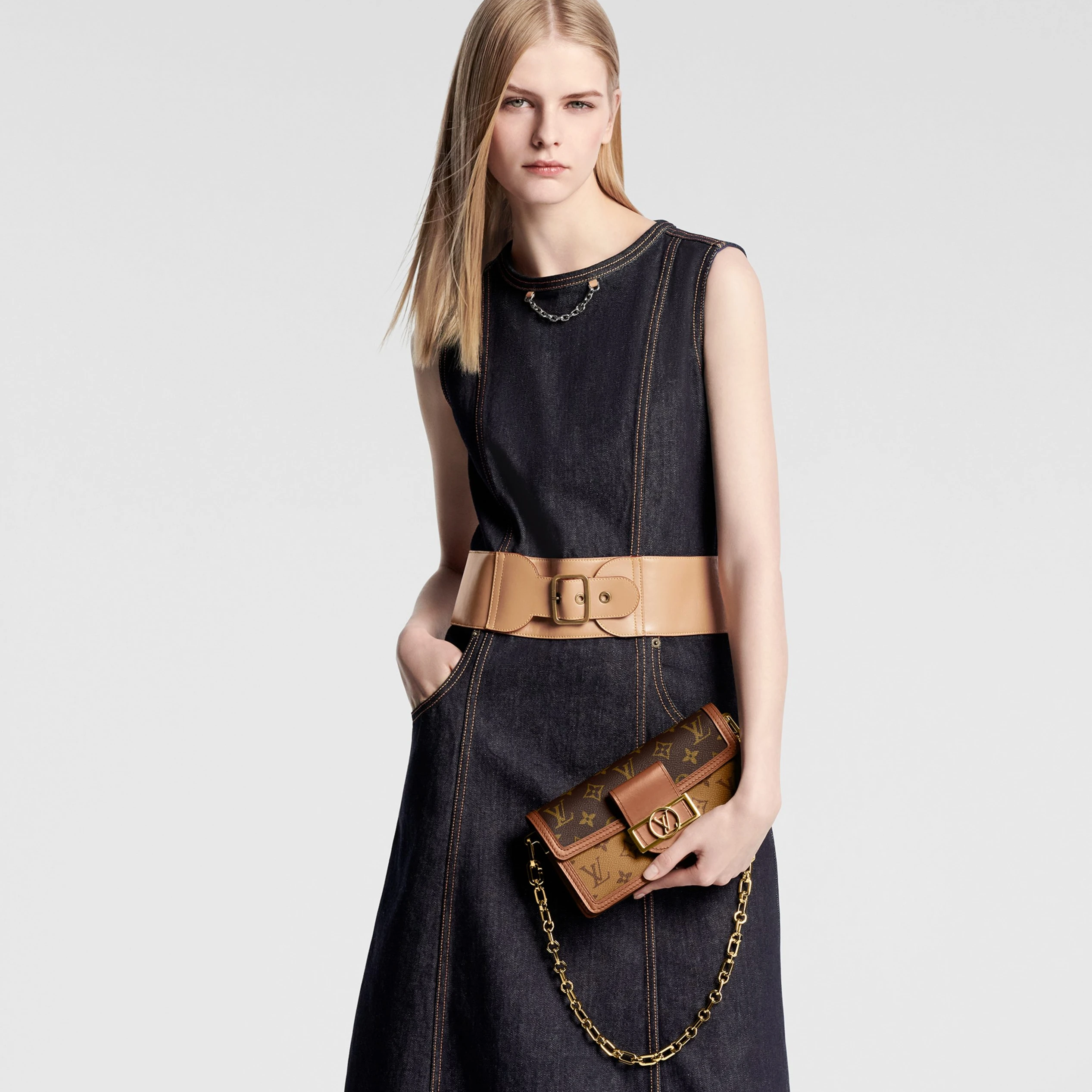 Replica bags Louis Vuitton M46757 Dauphine East West Monogram