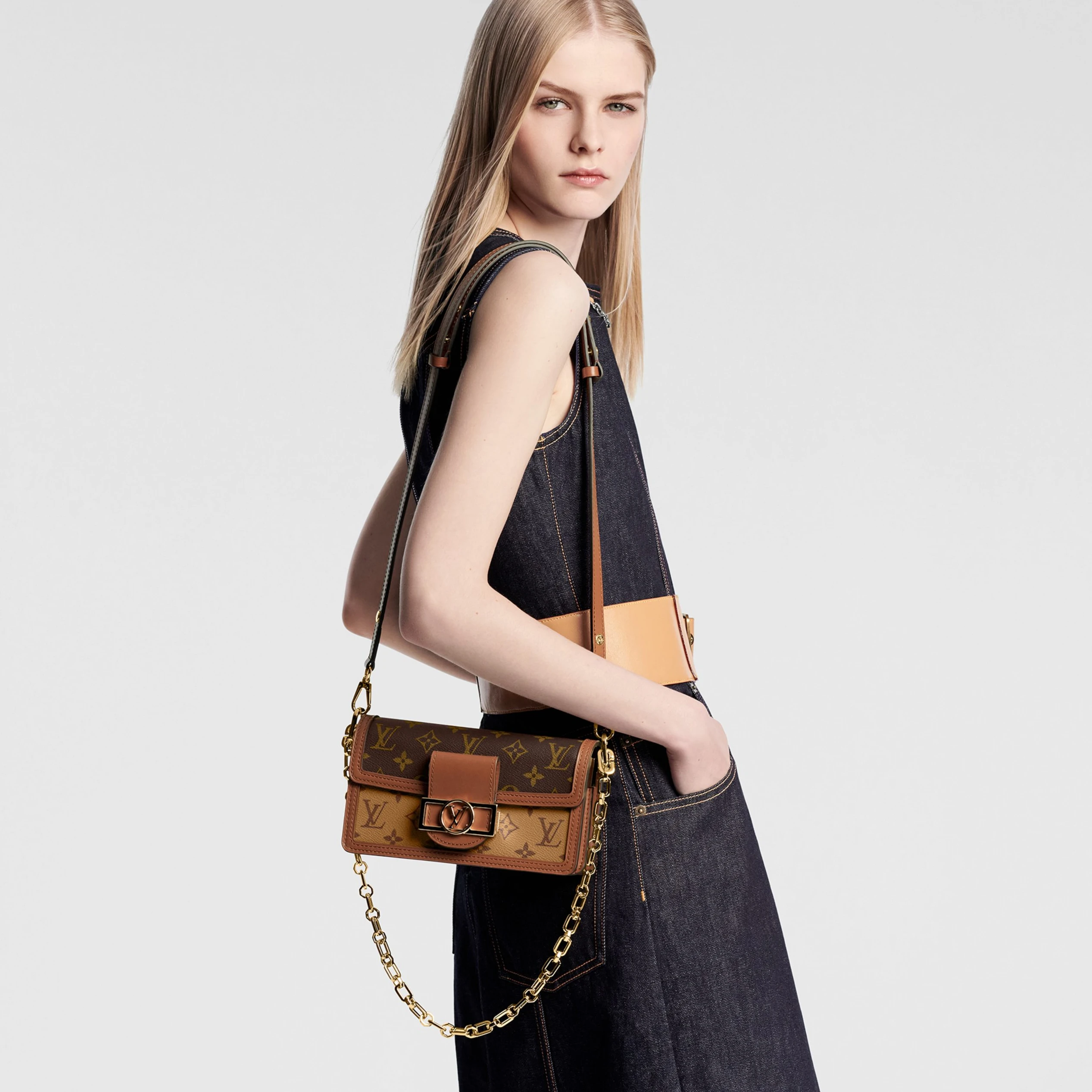 Replica bags Louis Vuitton M46757 Dauphine East West Monogram