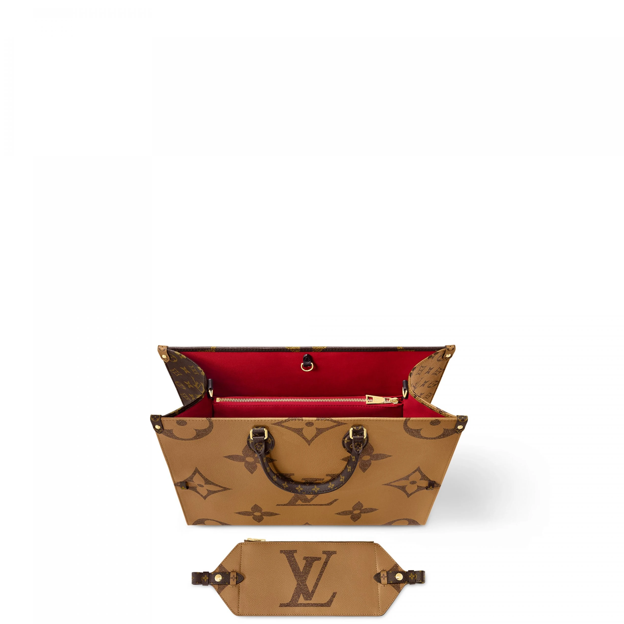 Top lv Louis Vuitton M46823 OnTheGo Voyage Monogram Reverse