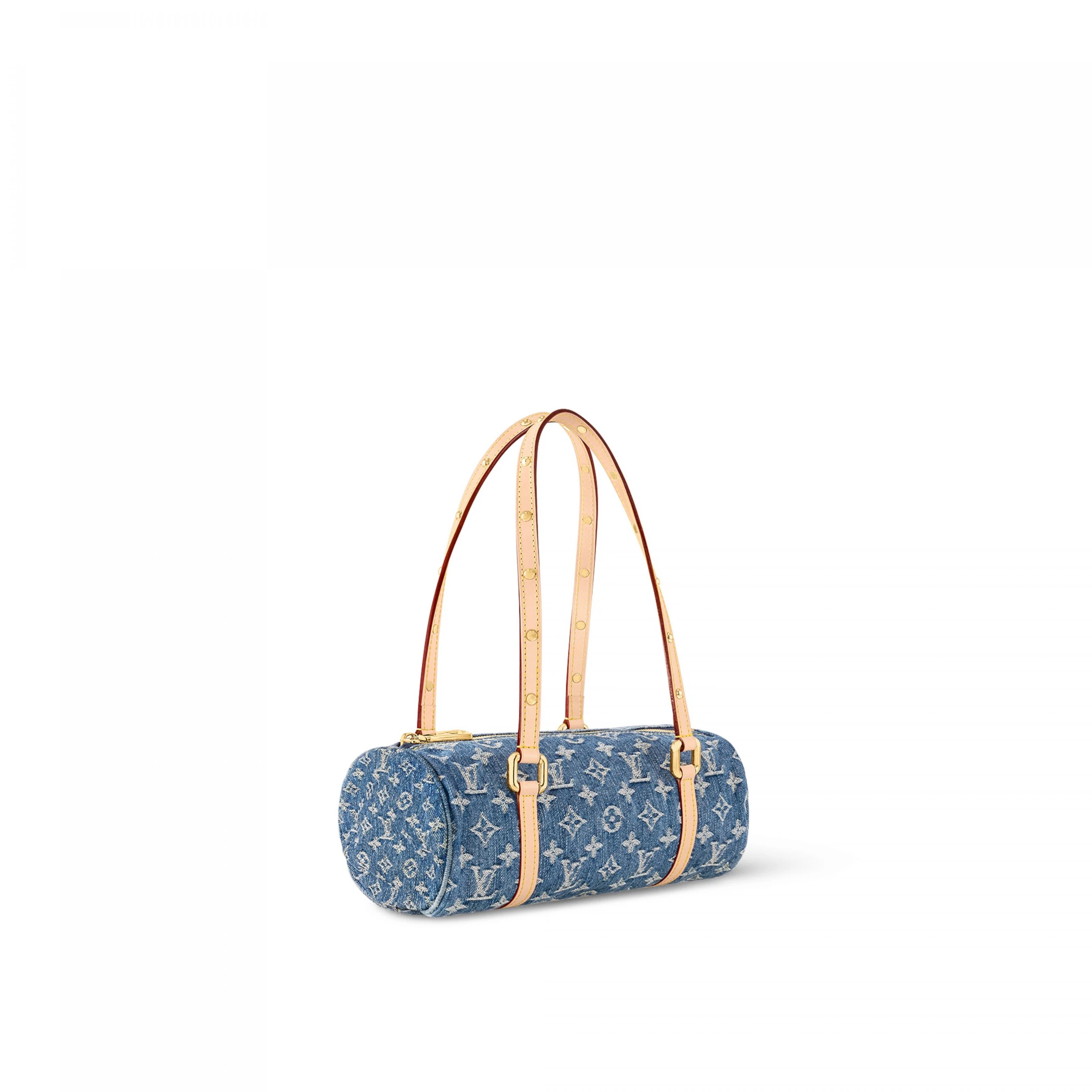 Replica bags Louis Vuitton M46830 Papillon Denim Blue