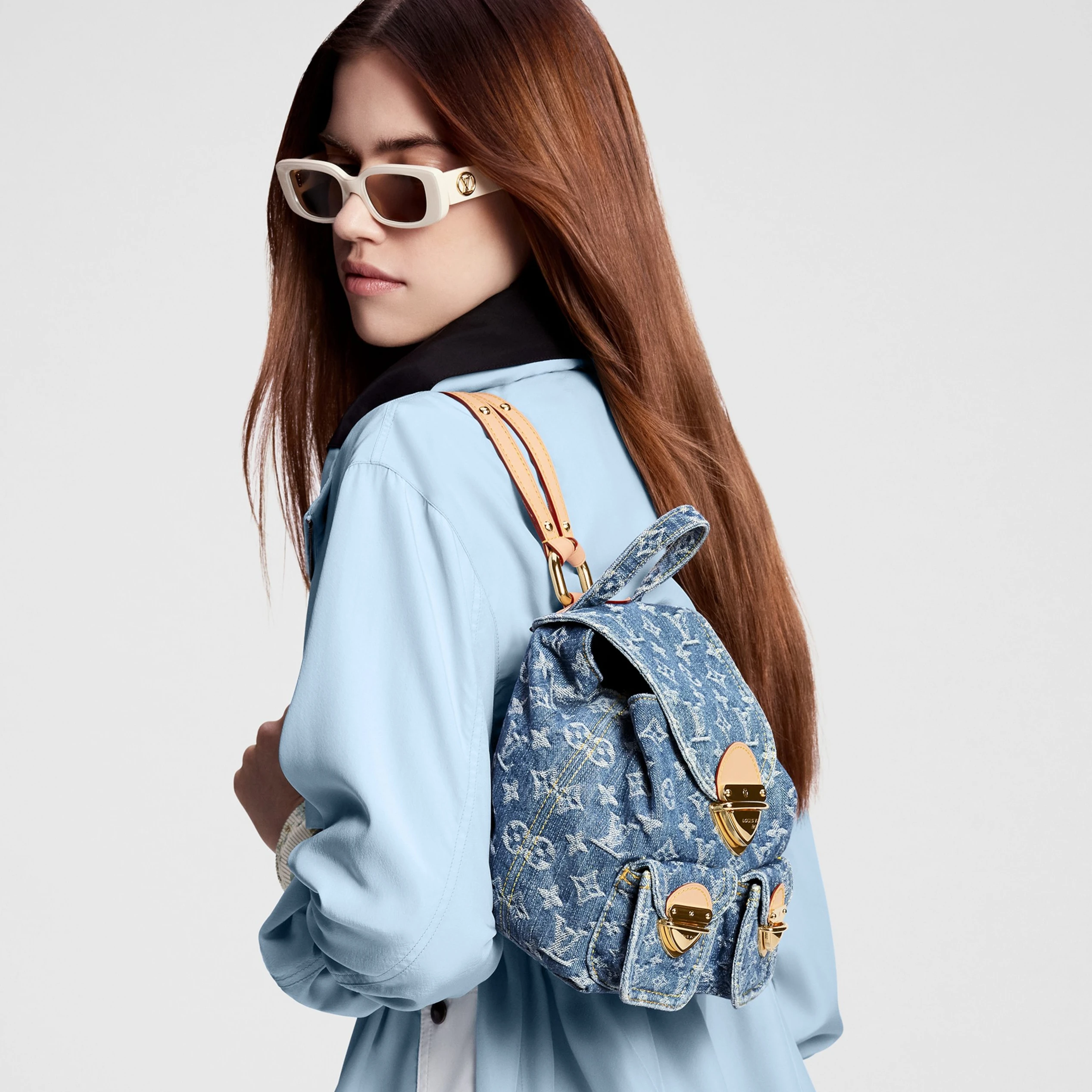 Mythick ru Louis Vuitton M46836 Venice Denim Blue