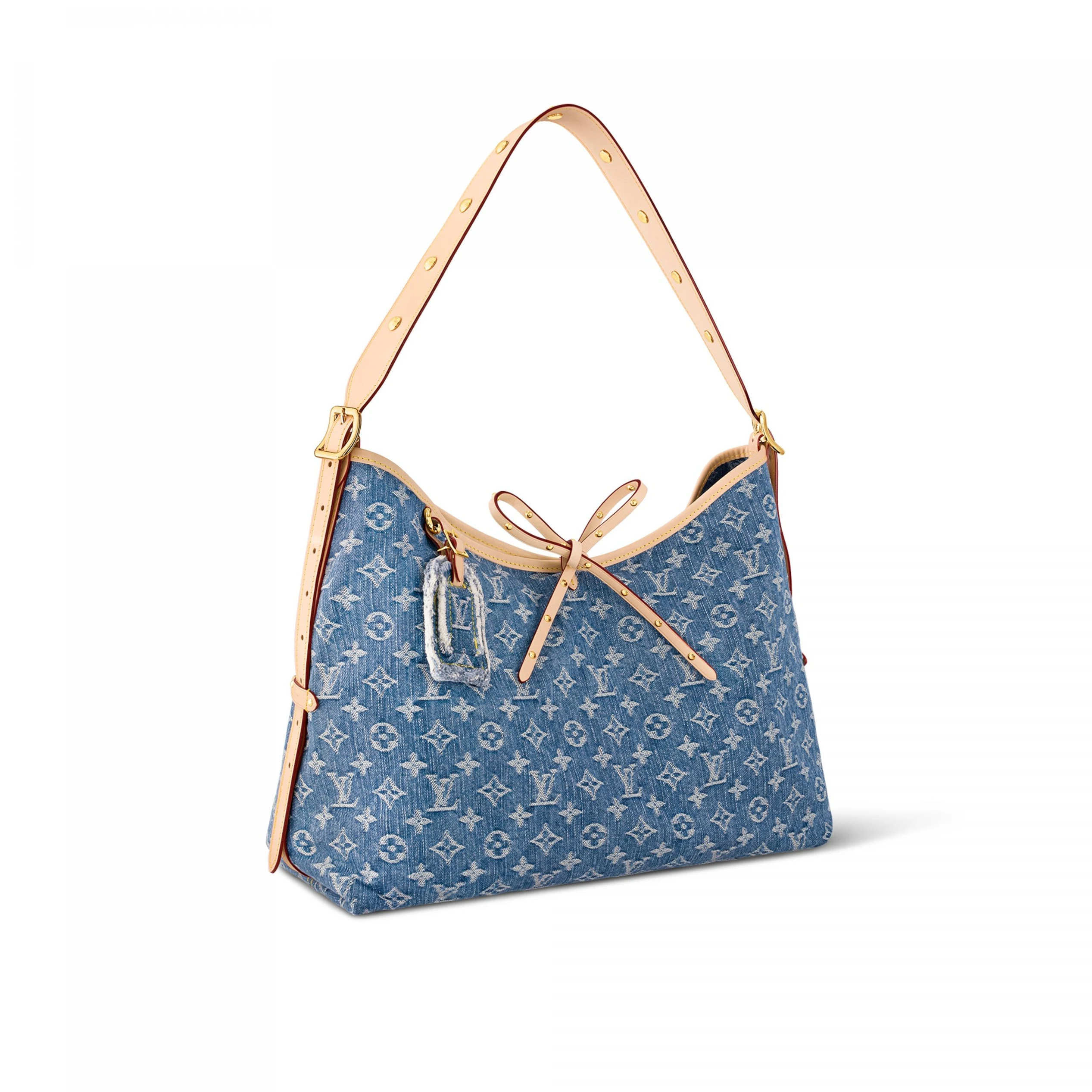 Replica bags lv Louis Vuitton M46855 CarryAll MM Denim Blue