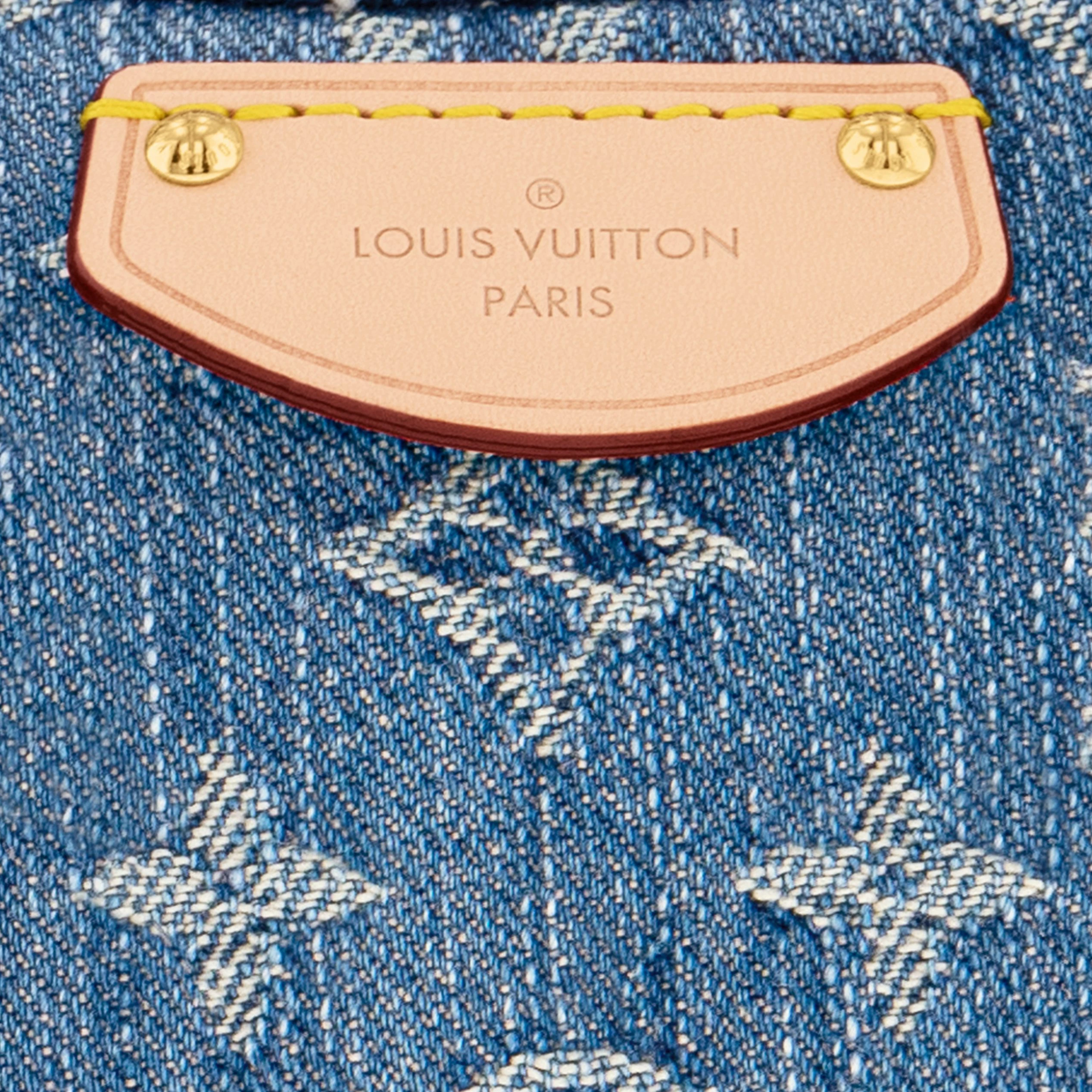 Replica bag Louis Vuitton M46856 Croissant MM Denim Blue