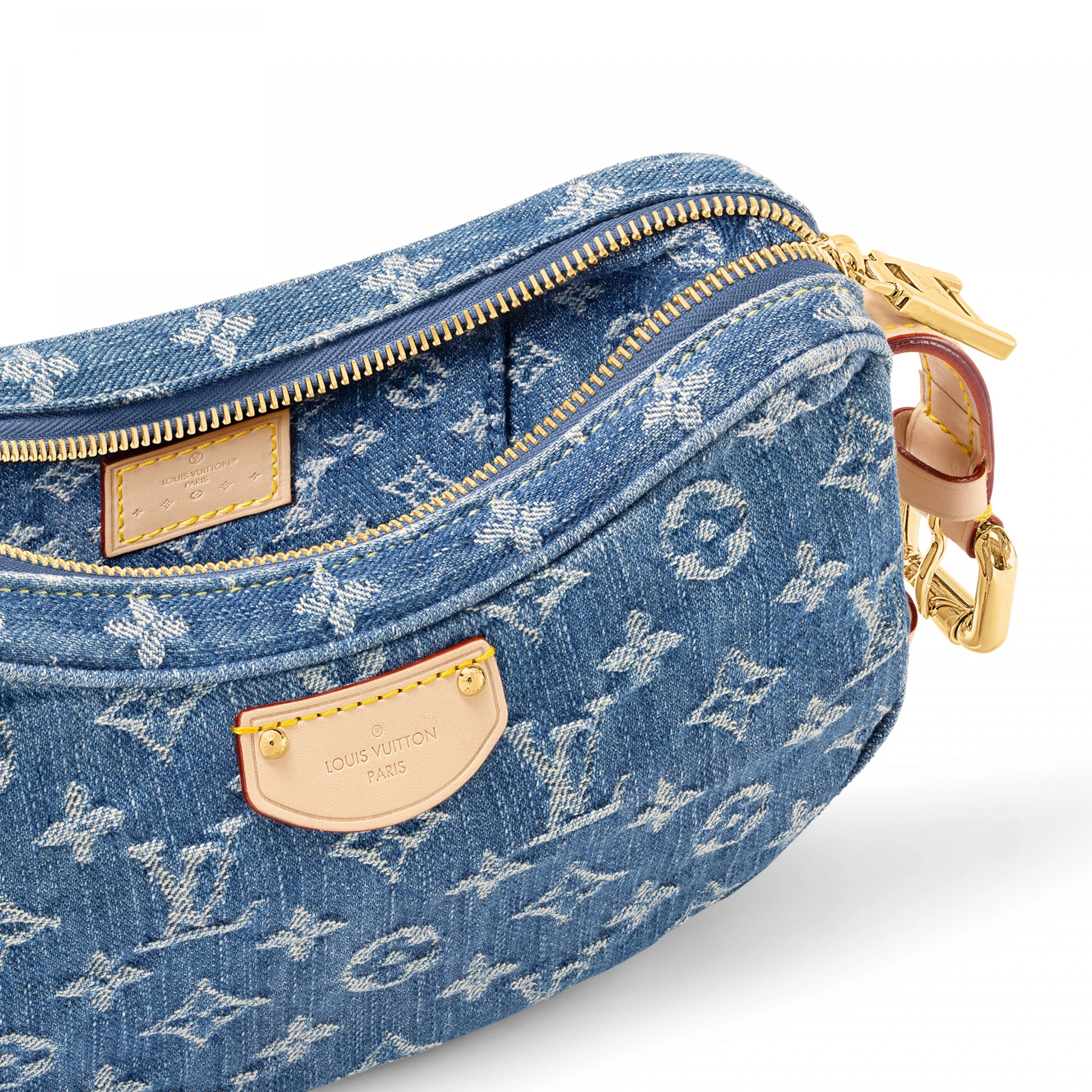 Replica bag Louis Vuitton M46856 Croissant MM Denim Blue
