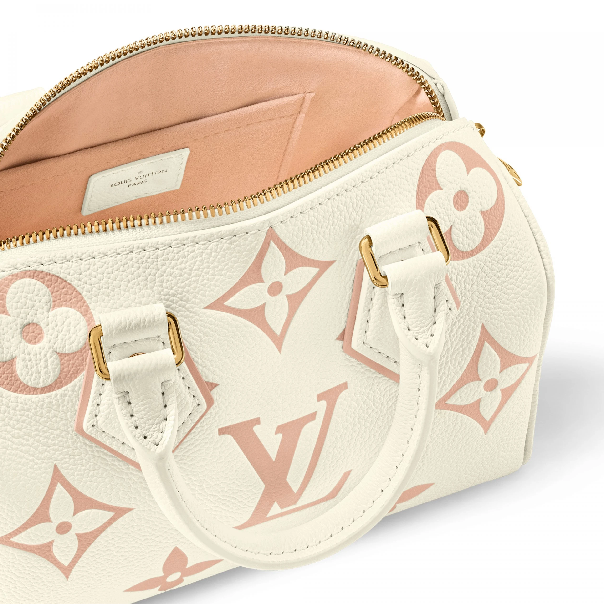 Top lv Louis Vuitton M46875 Speedy Bandoulière 20 Latte Chamallow