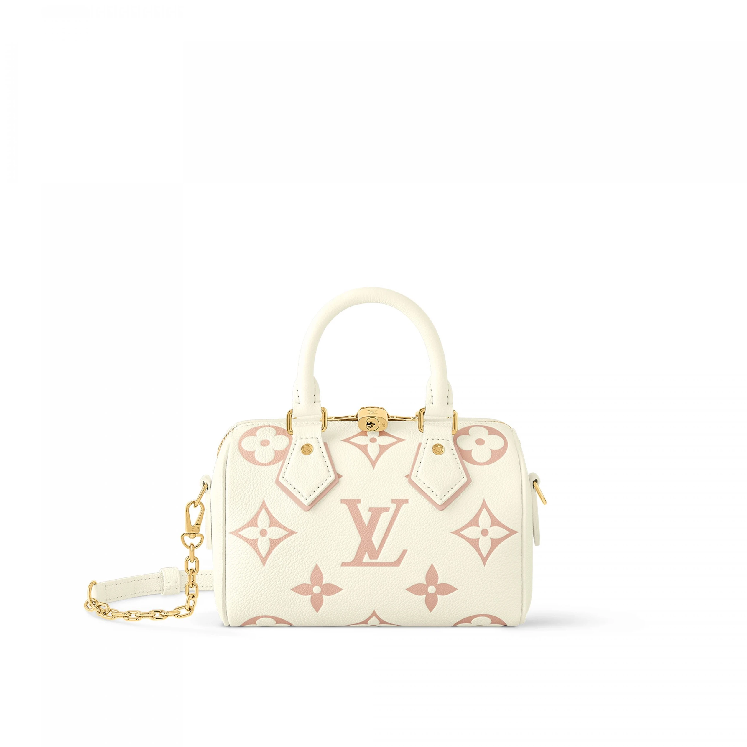 Louis Vuitton M46875 Speedy Bandoulière 20 Latte Chamallow