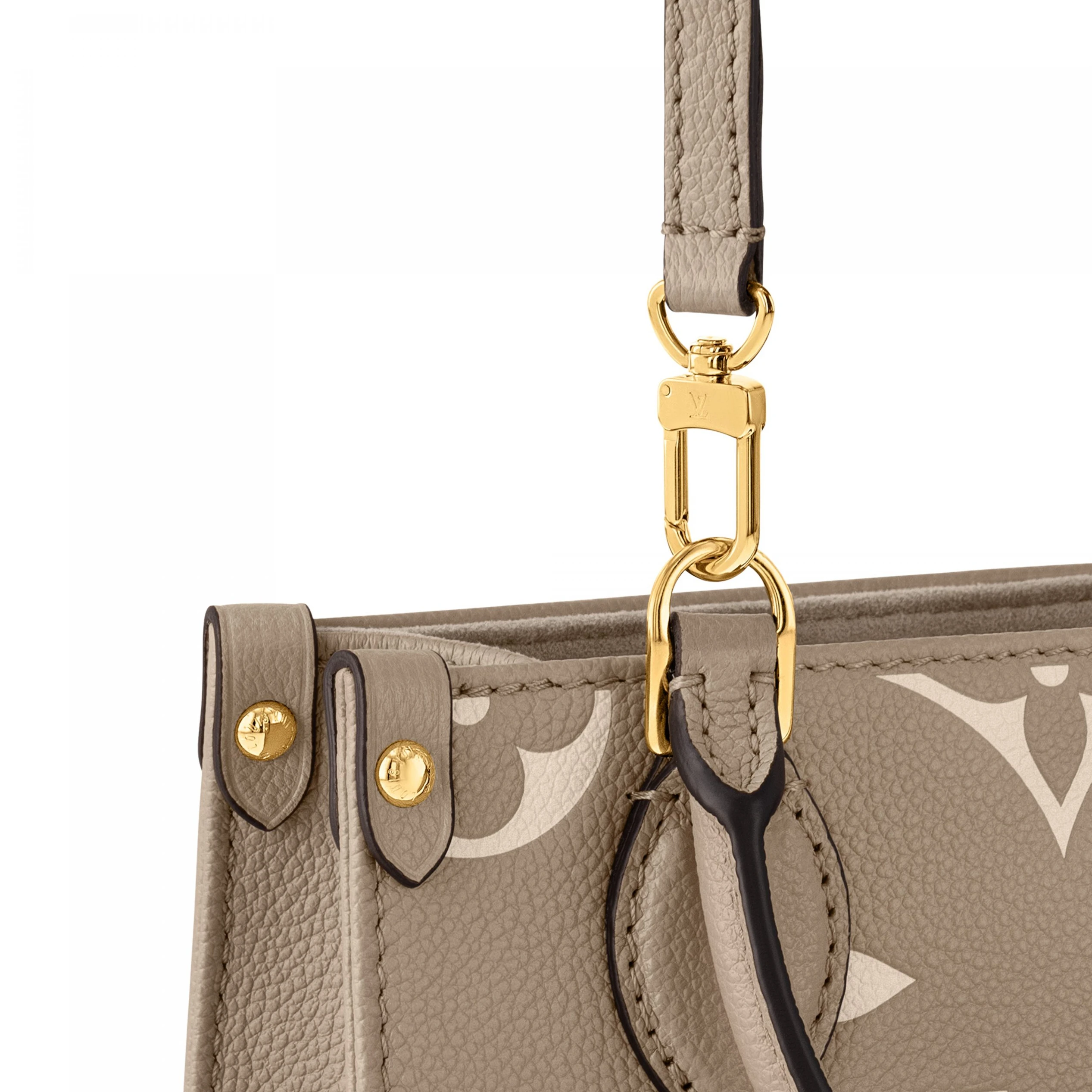 Replica bags lv Louis Vuitton M47054 OnTheGo BB Dove Gray Cream