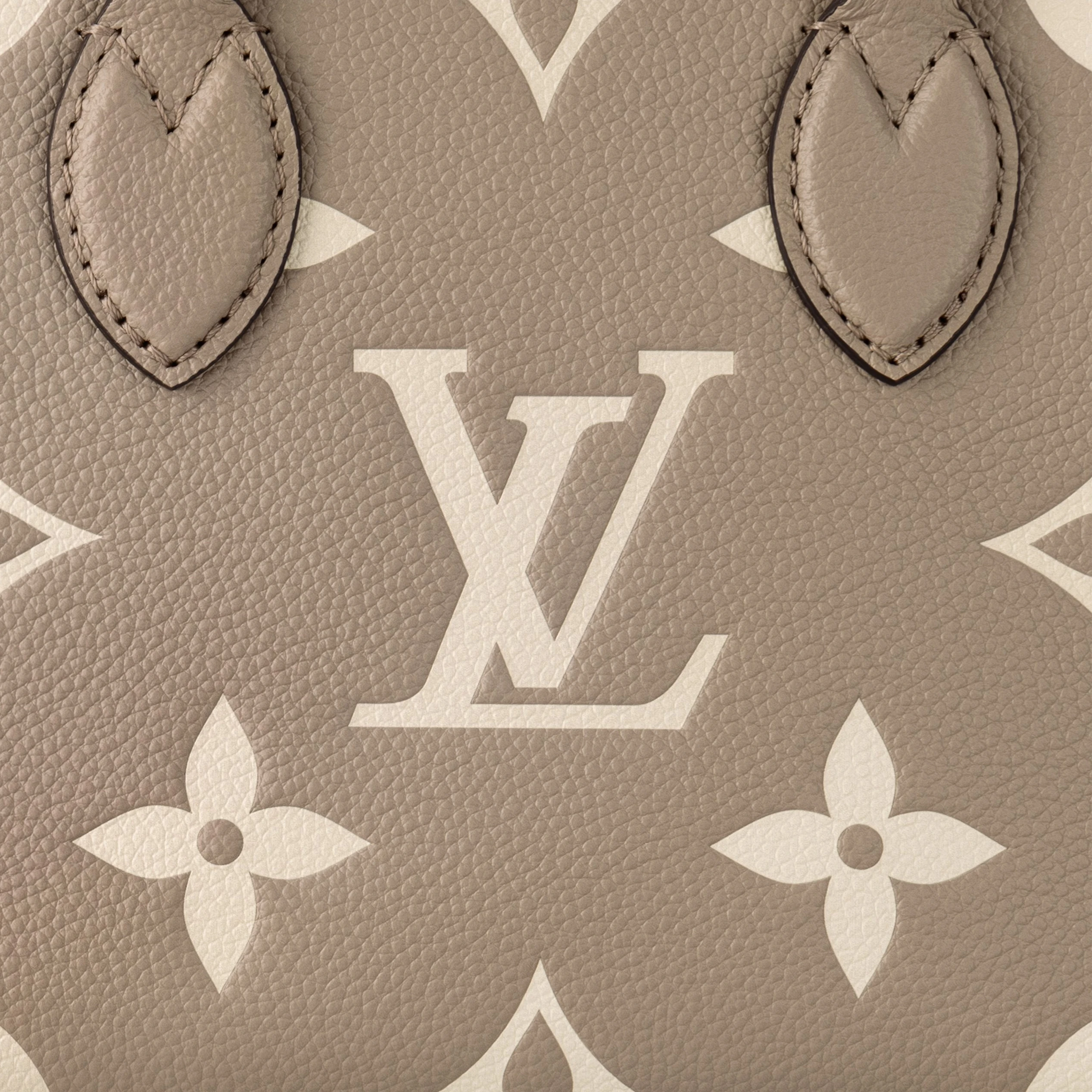 Replica bags lv Louis Vuitton M47054 OnTheGo BB Dove Gray Cream