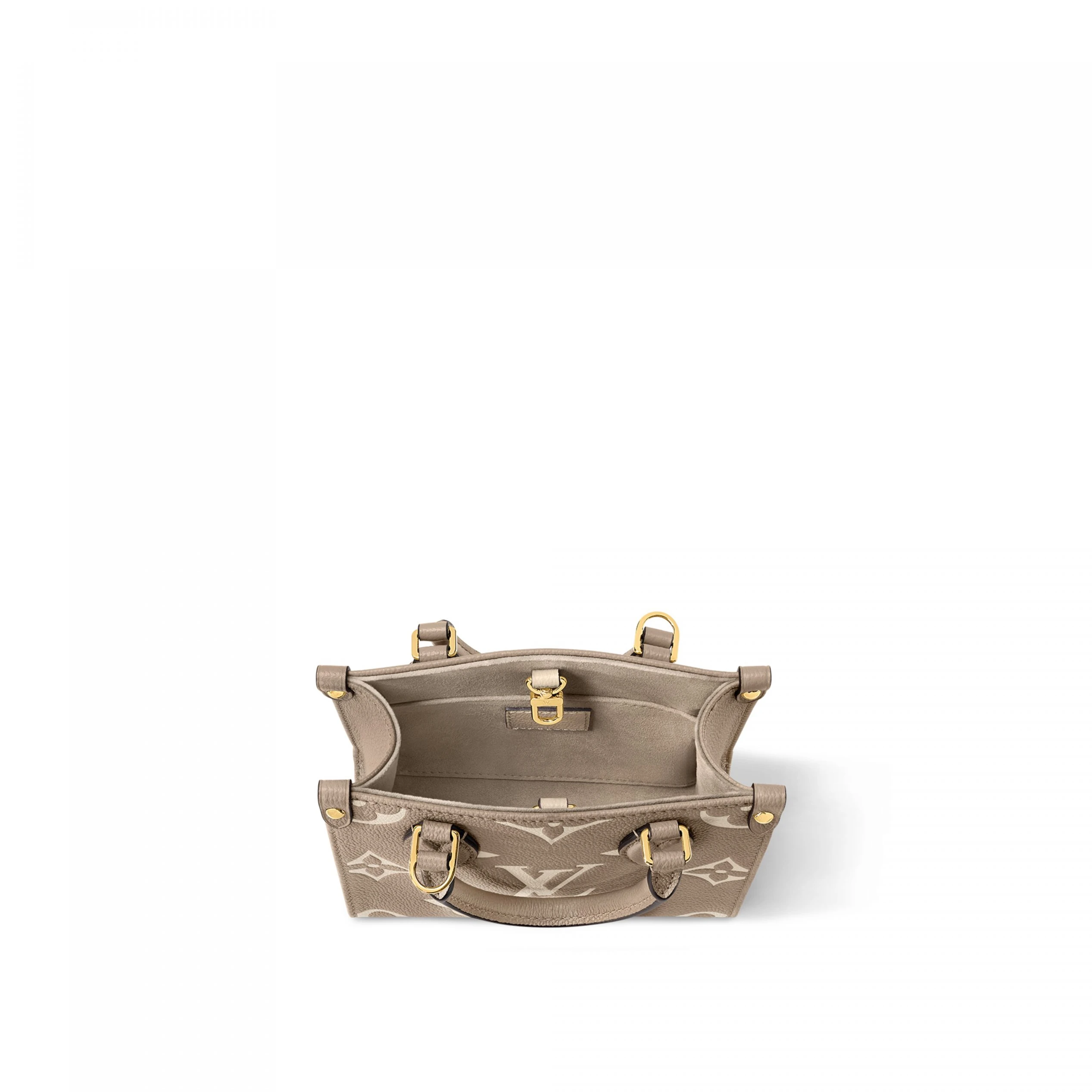 Replica bags lv Louis Vuitton M47054 OnTheGo BB Dove Gray Cream