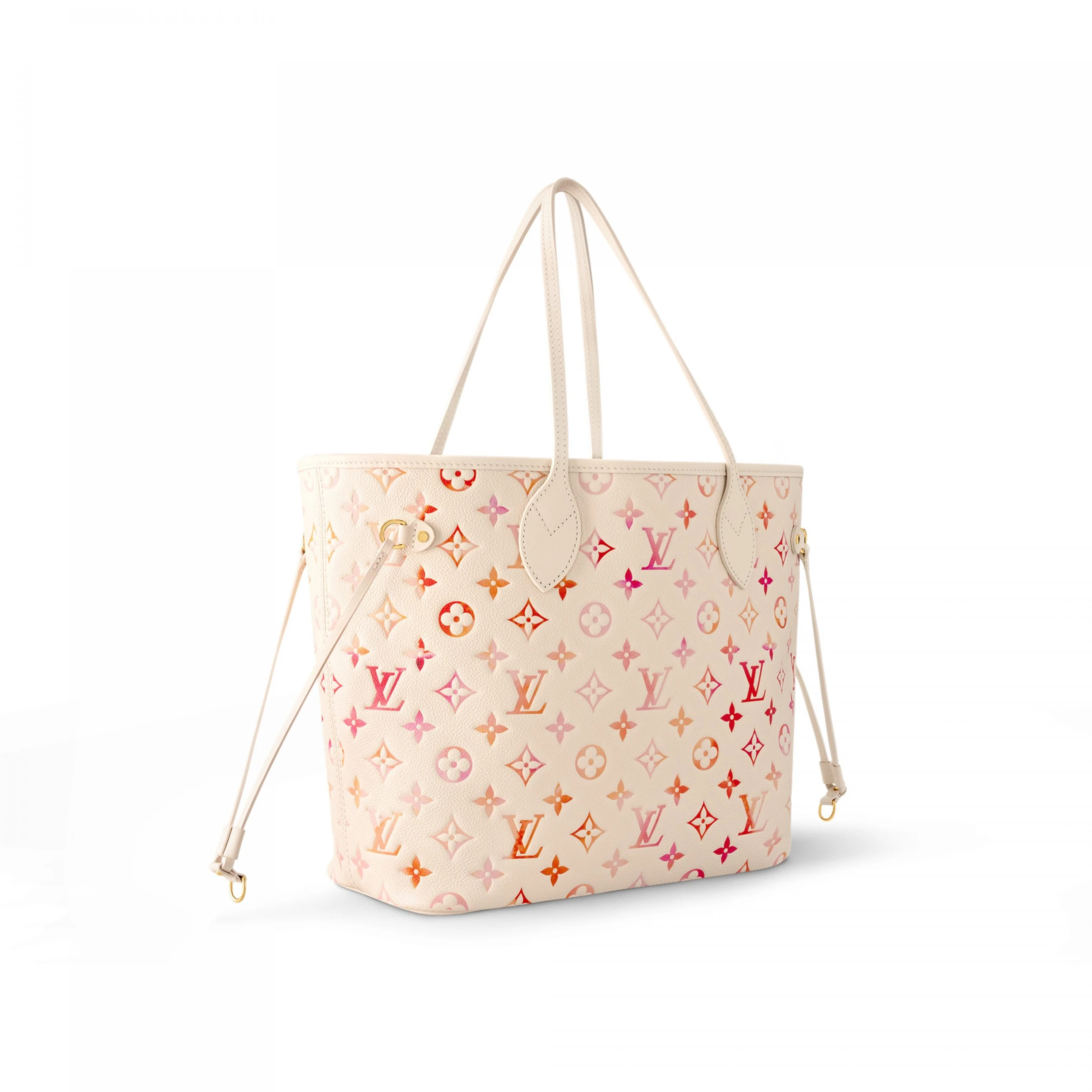 Replica bags Louis Vuitton M47080 Neverfull MM Sunrise Aquarelle