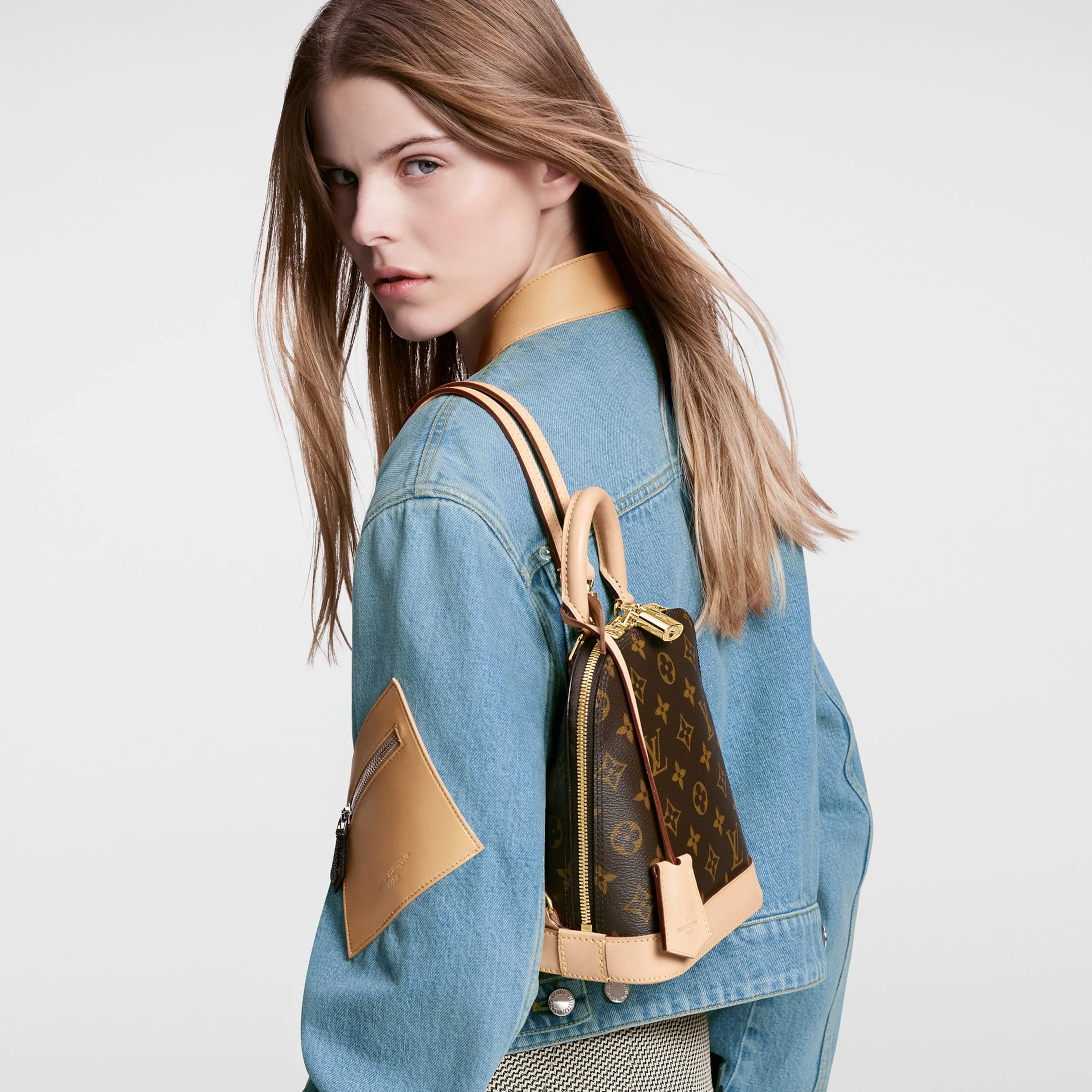 Top lv Louis Vuitton M47132 Alma Backpack Monogram