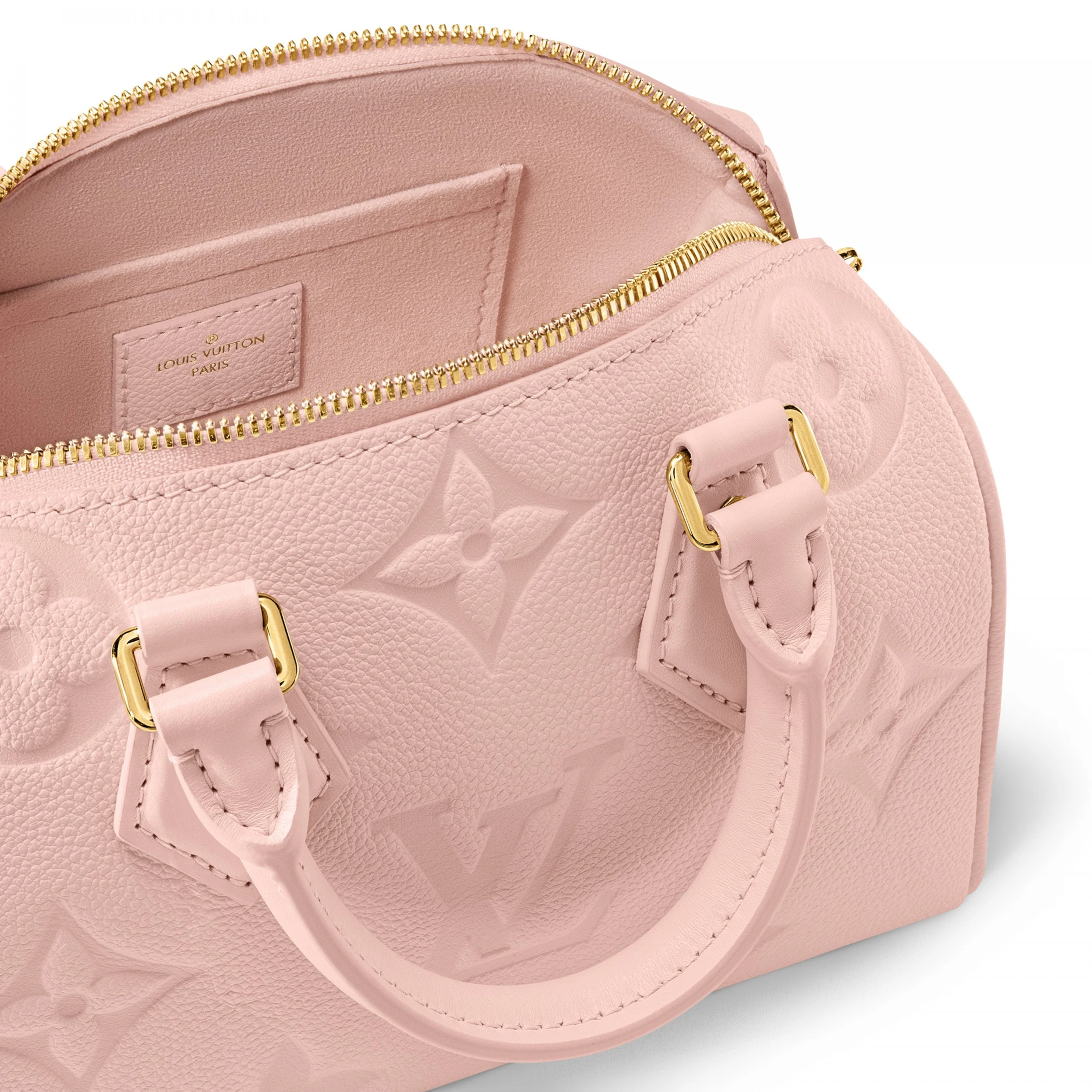 Replica bags Louis Vuitton M47136 Speedy Bandoulière 20 Opal Pink